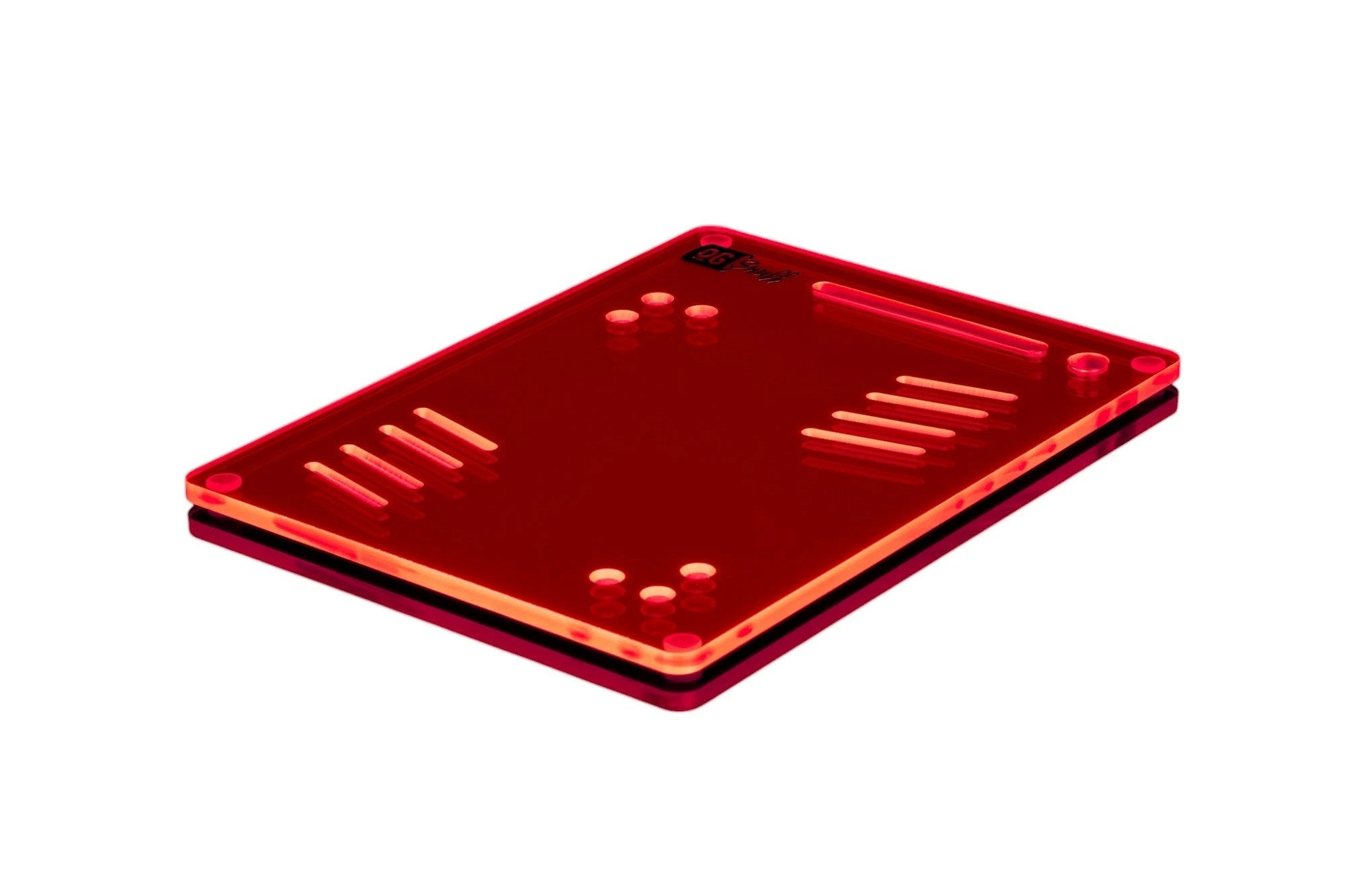 OG SNUFF Snuff Board Tablet – 8 Rillen & 6 Vertiefungen – UV-Reaktive Farboptionen - from DieBallerei