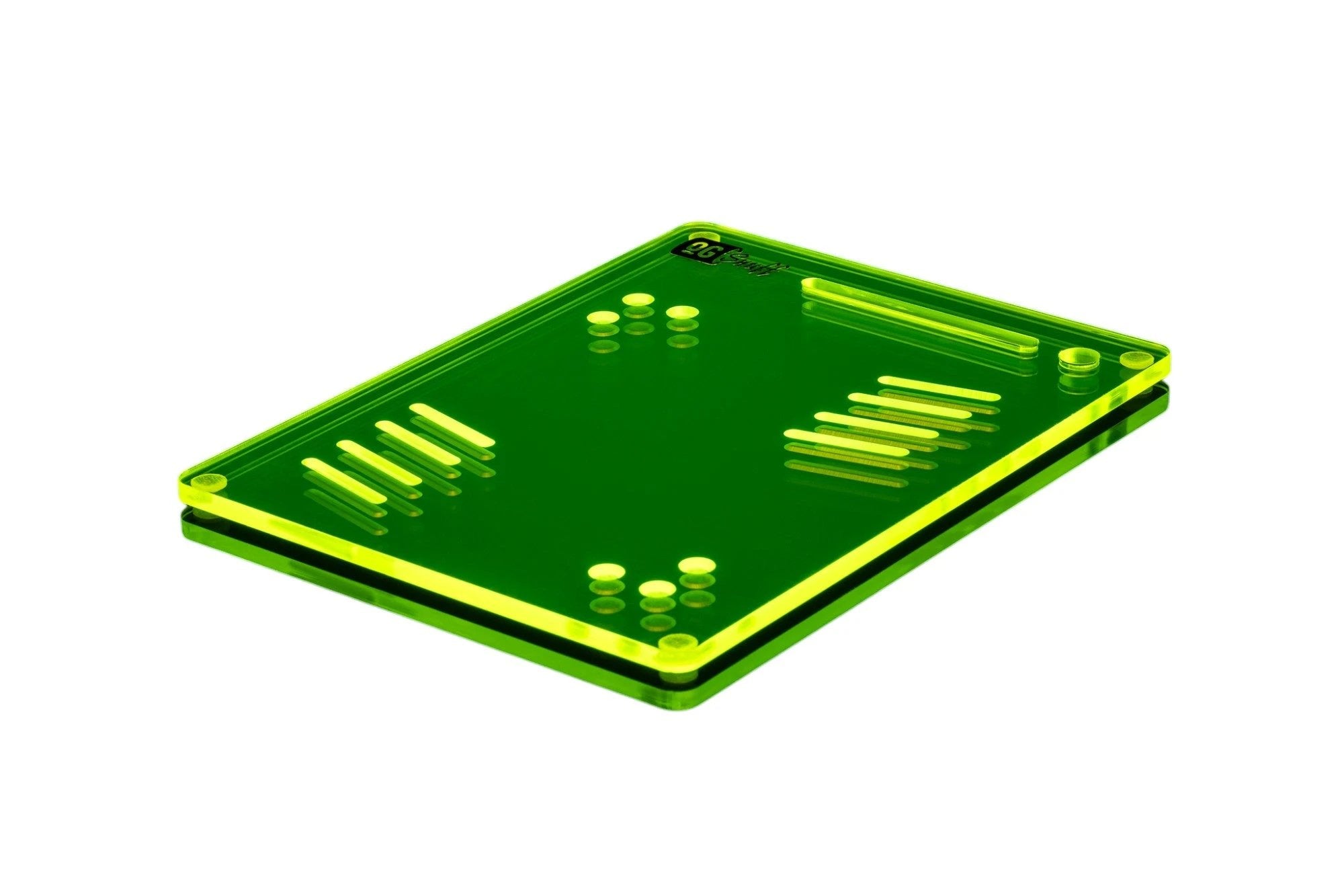 OG SNUFF Snuff Board Tablet – 8 Rillen & 6 Vertiefungen – UV-Reaktive Farboptionen - from DieBallerei