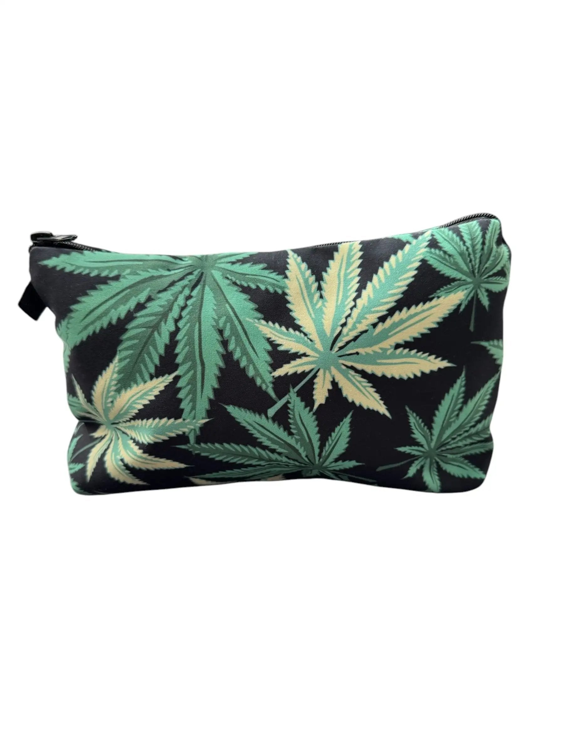 Make-Up Bag mit Hanfblatt-Design – Lässig, praktisch und stylisch - from DieBallerei