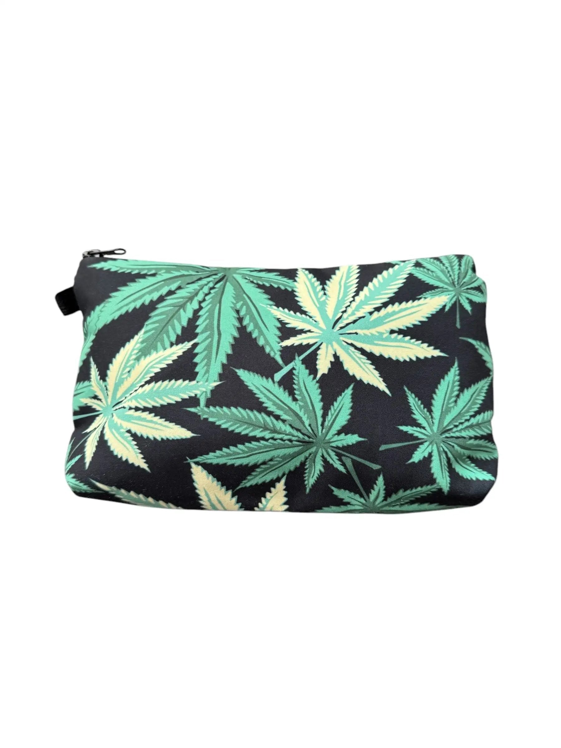 Make-Up Bag mit Hanfblatt-Design – Lässig, praktisch und stylisch - from DieBallerei