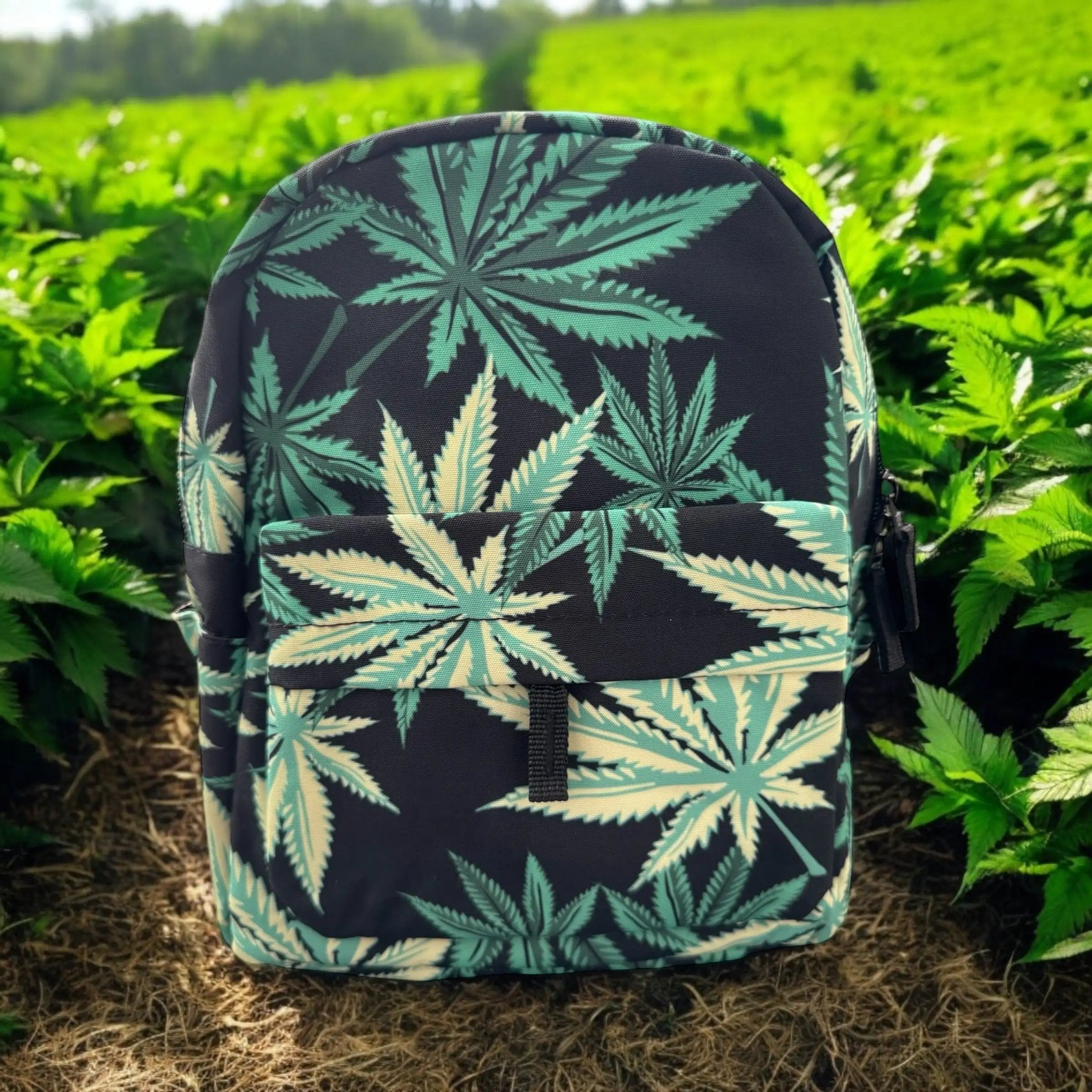 Mini-Rucksack mit Hanfblatt-Design – Lässig, praktisch und stylisch - from DieBallerei