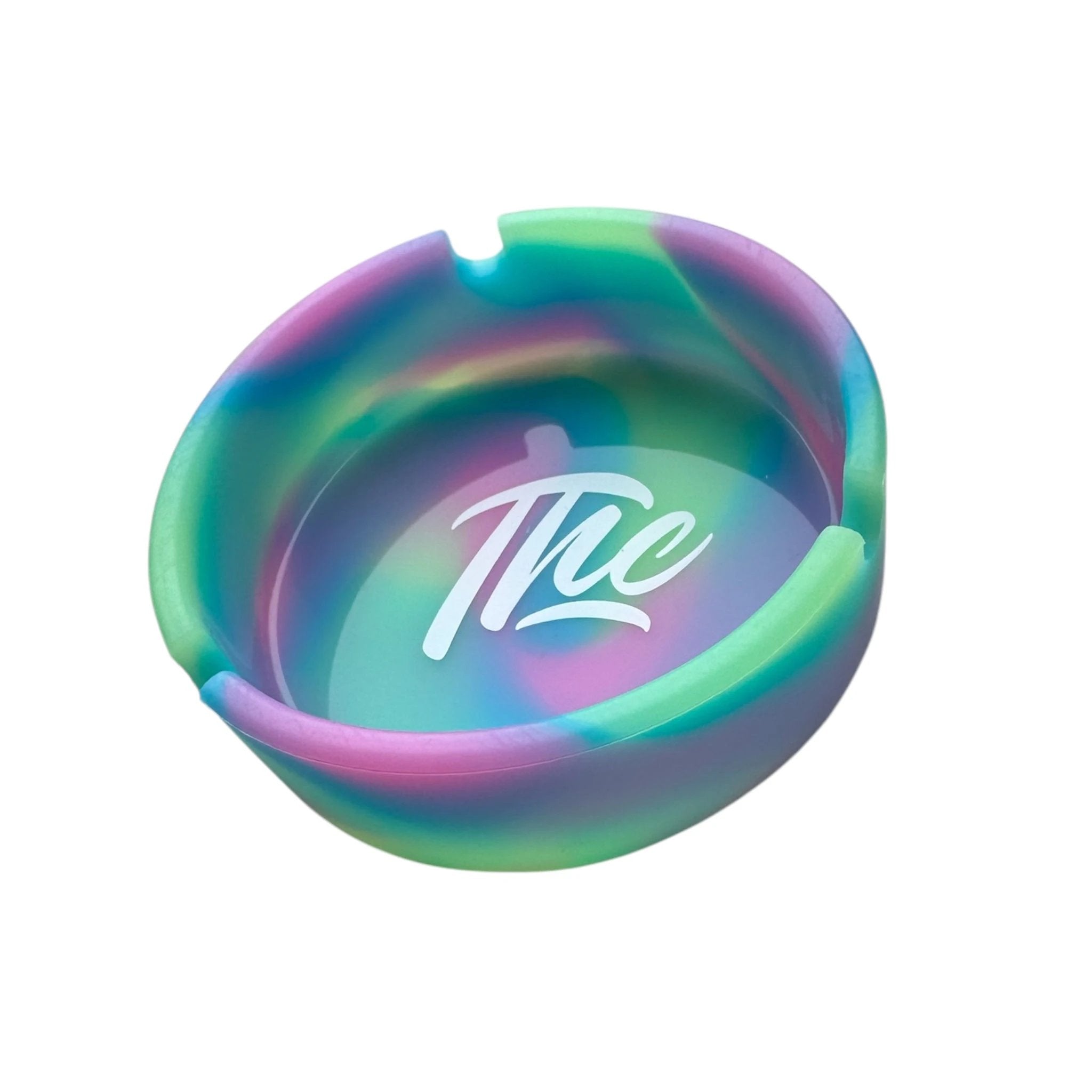 Tom Hemps Berlin THCrew Silicon Ashtray – Rainbow & Purple & Lime - from DieBallerei