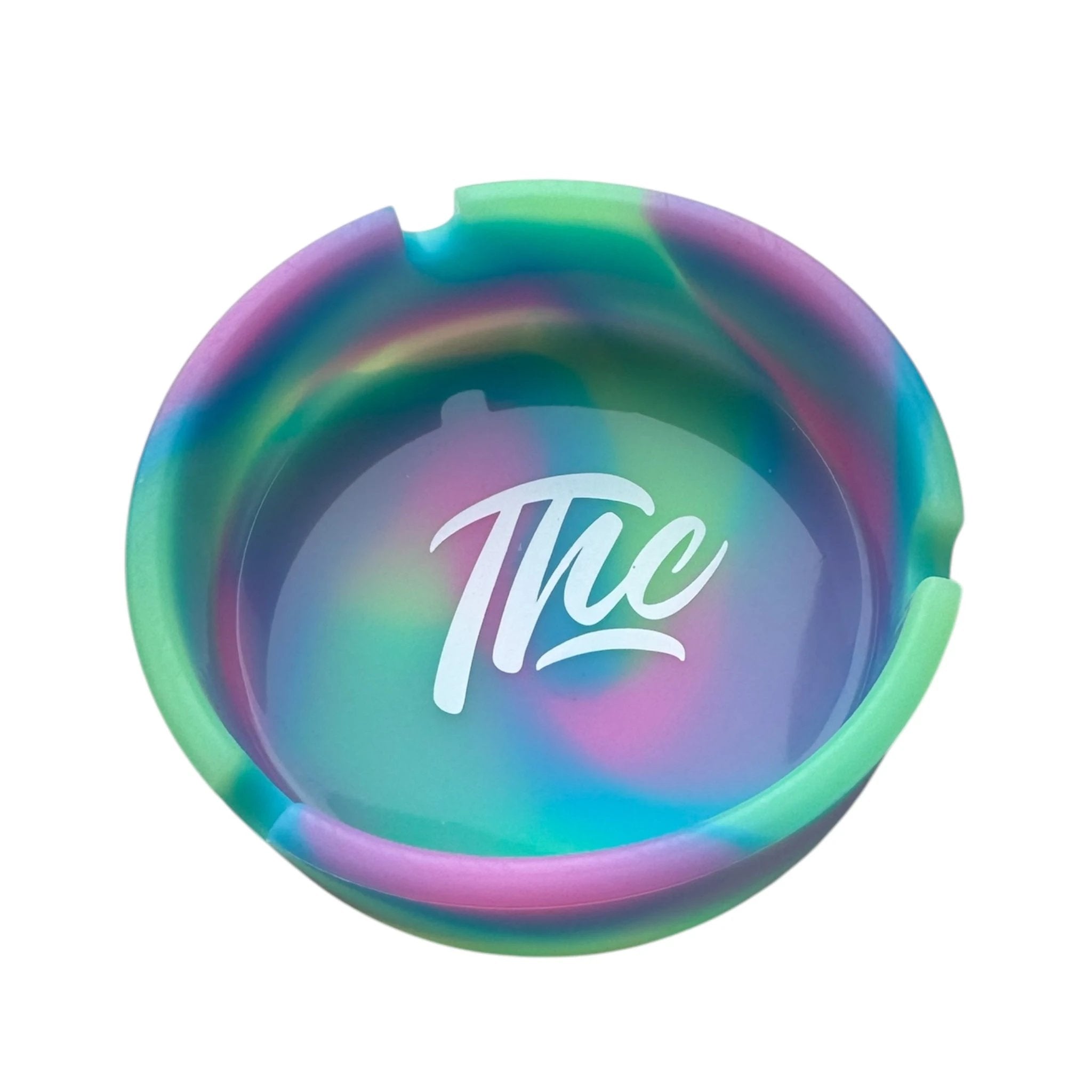 Tom Hemps Berlin THCrew Silicon Ashtray – Rainbow & Purple & Lime -  from DieBallerei