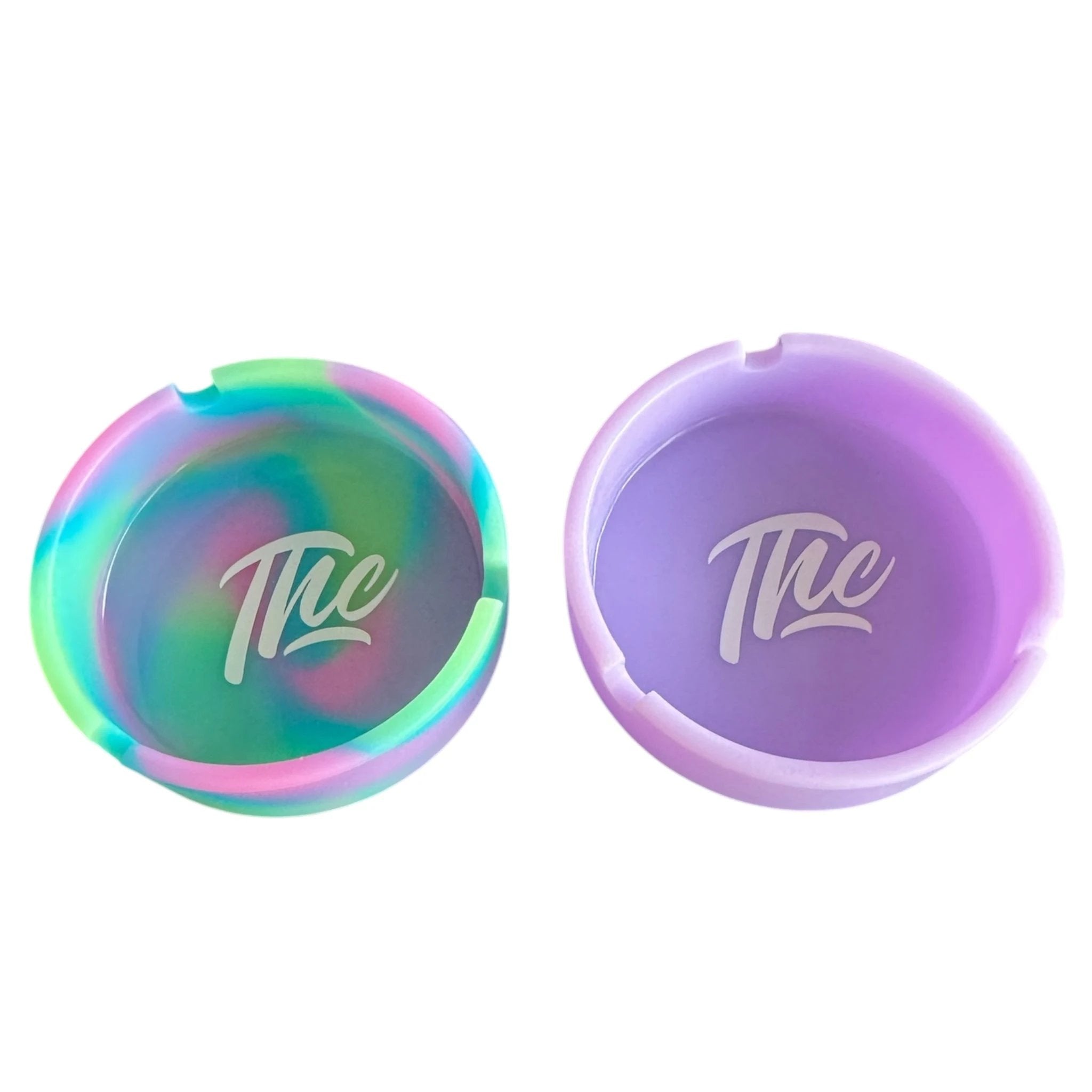 Tom Hemps Berlin THCrew Silicon Ashtray – Rainbow & Purple & Lime - from DieBallerei