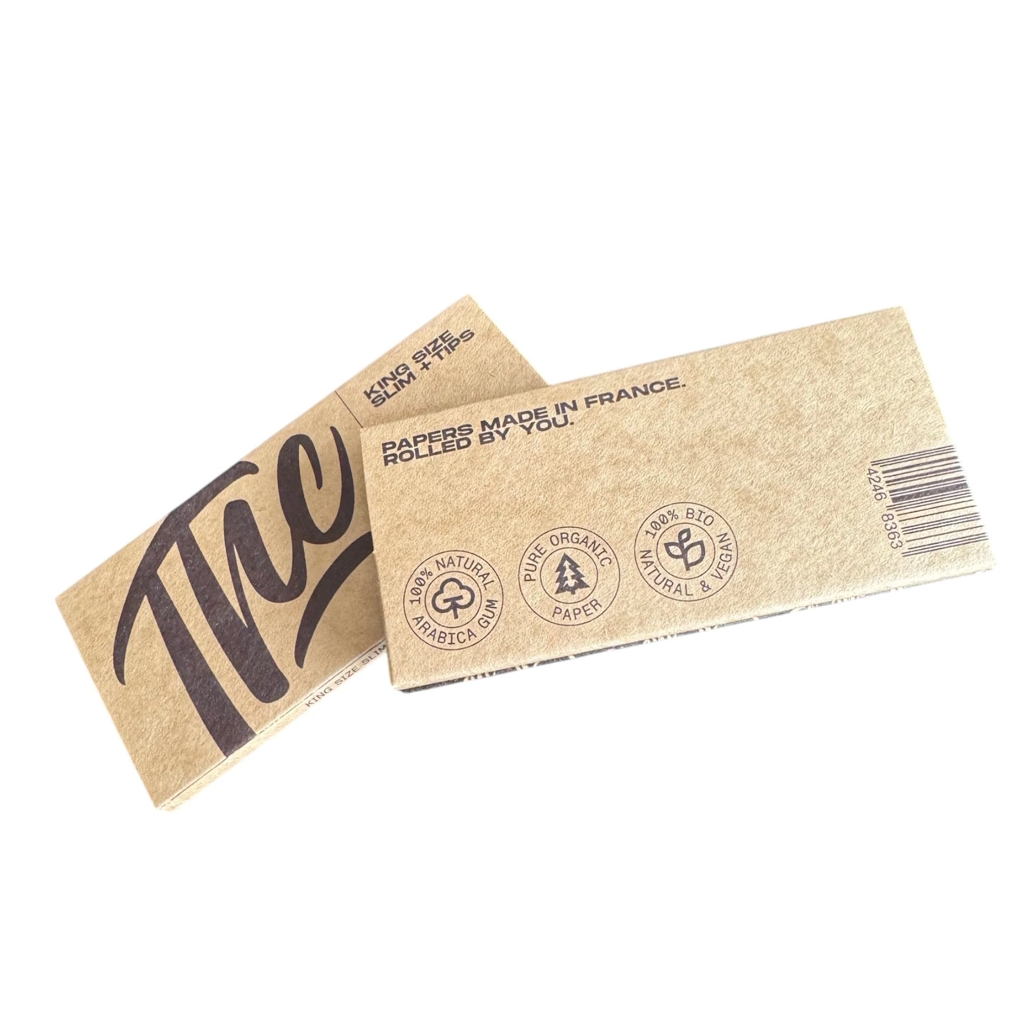 Tom Hemps Berlin KING SIZE SLIM PAPERS MIT TIPS I UNBLEACHED I Magnetic Closure - from DieBallerei