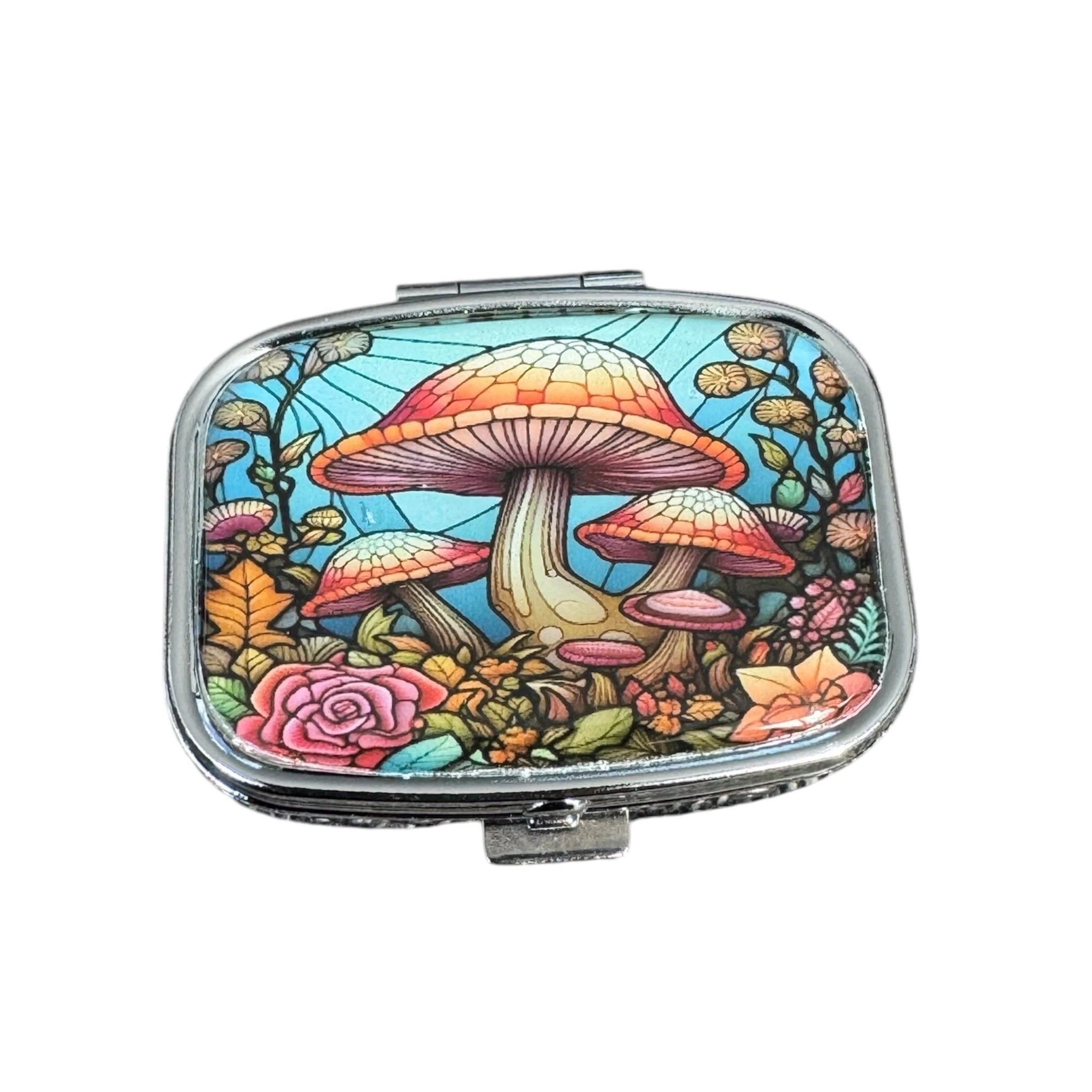 Pillendose „Psychedelic Shroom“ – klein, bunt, praktisch - from DieBallerei