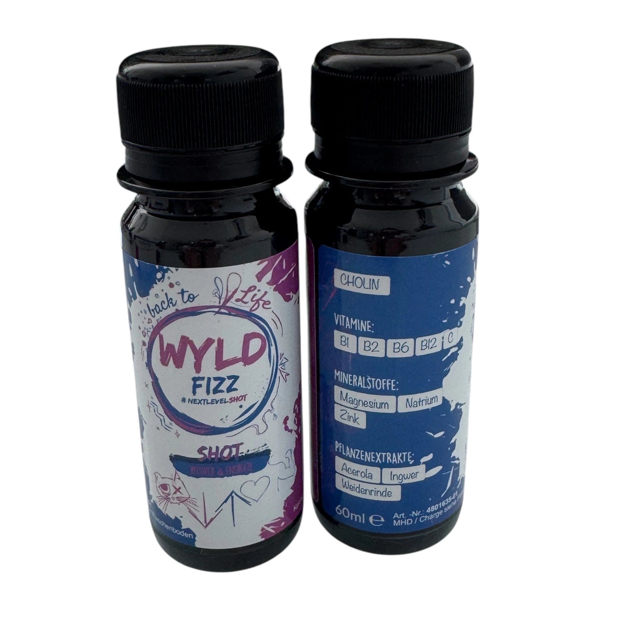 WYLD FIZZ ENERGY – Back to Life Shot (2er-Set) Party Recovery - from DieBallerei