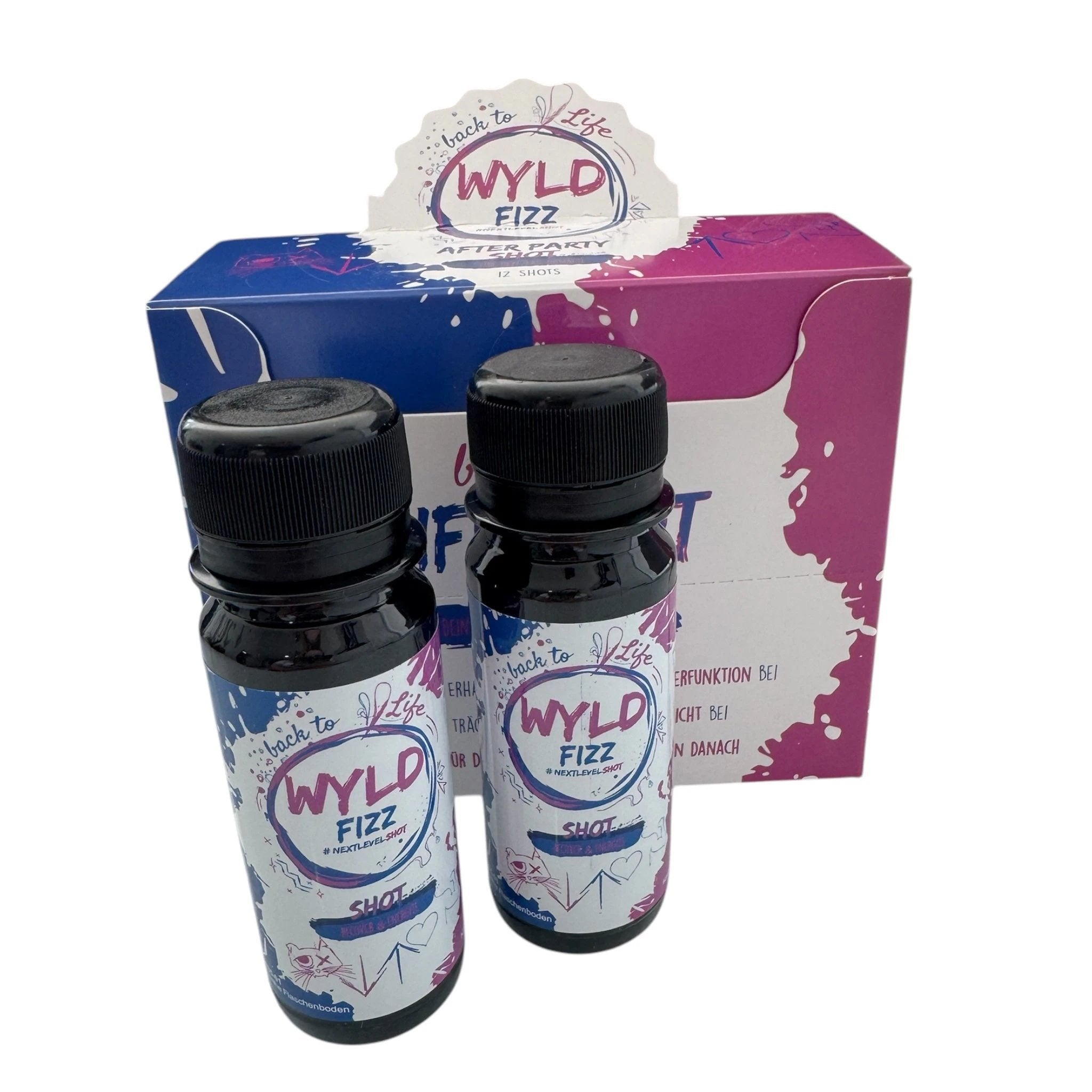 WYLD FIZZ ENERGY – Back to Life Shot (2er-Set) Party Recovery - from DieBallerei