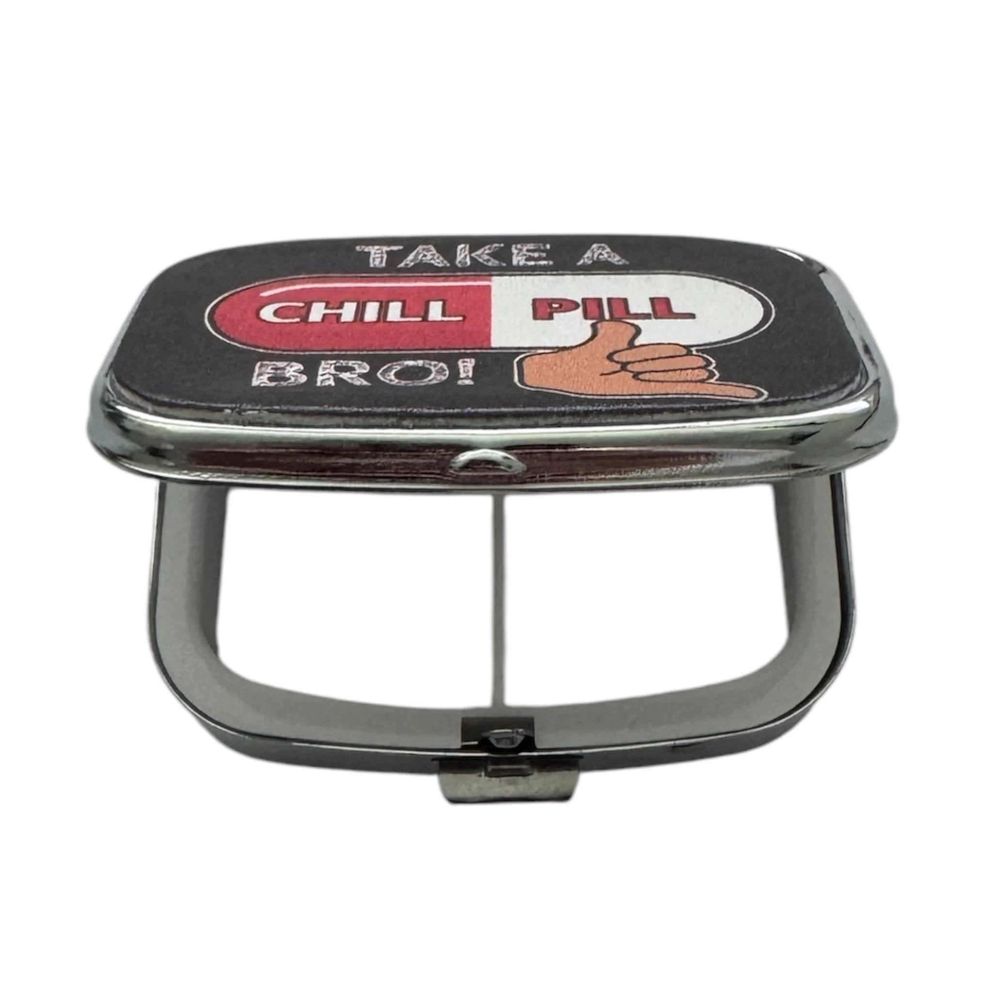 Pillendose „Take a Chill Pill, Bro!“ – kompakt, cool, klar verteilt - from DieBallerei
