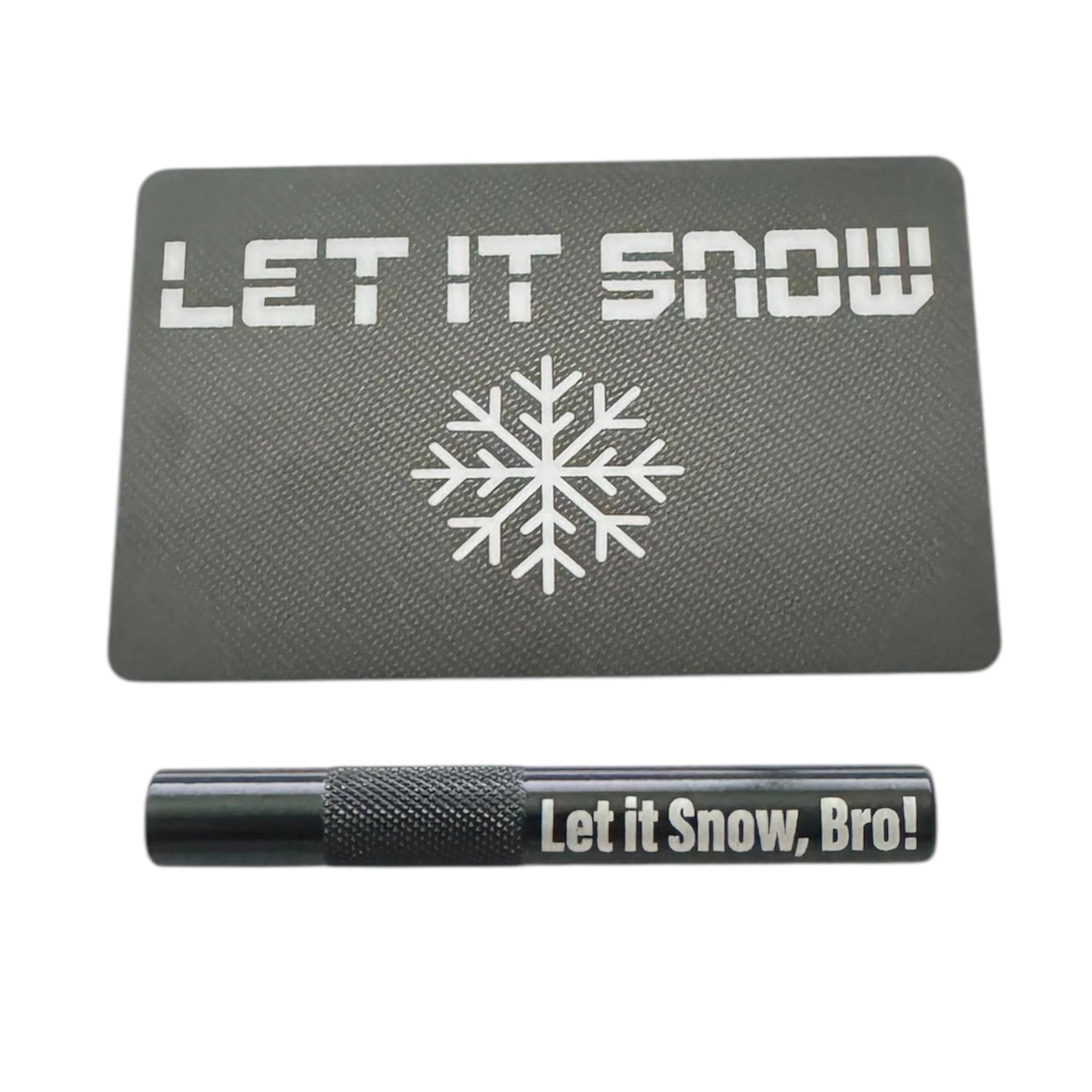 Röhrchen-Set „Let it Snow - Bro!" – Stilvolles Design & Hochwertige Verarbeitung - from DieBallerei