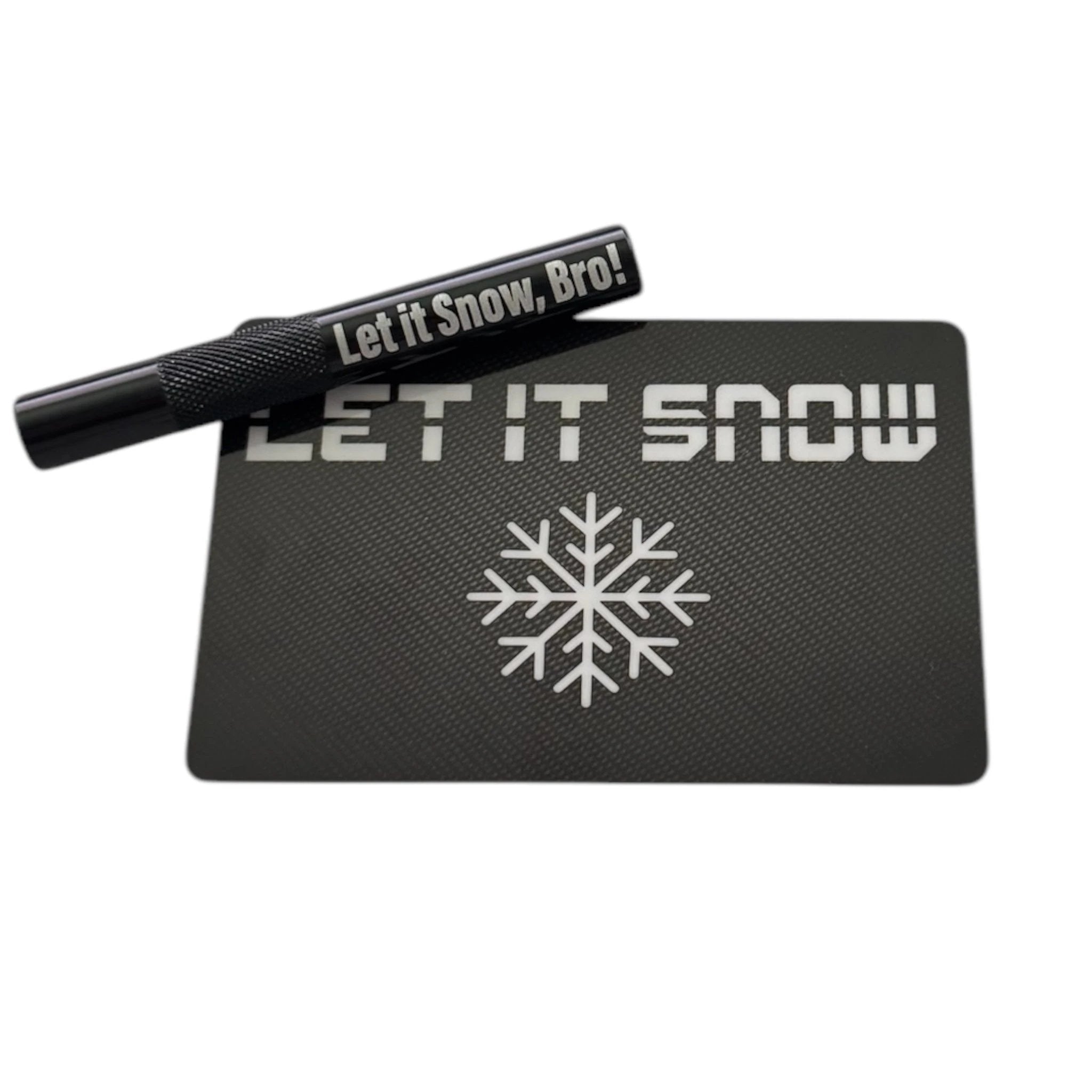 Röhrchen-Set „Let it Snow - Bro!" – Stilvolles Design & Hochwertige Verarbeitung - from DieBallerei
