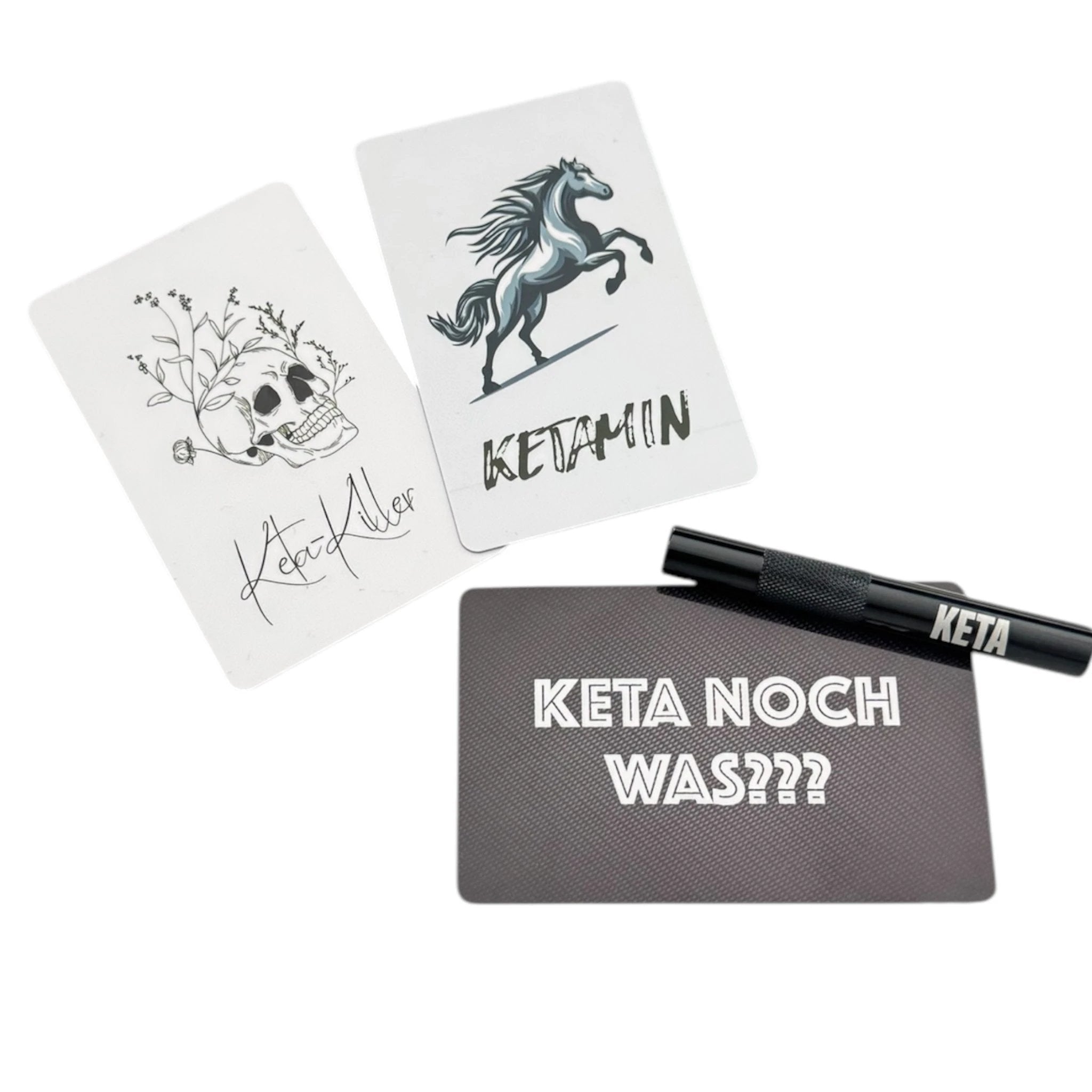 Keta-Komplettset – 3 Karten & 1 Röhrchen für echte Pferdemenschen - from DieBallerei