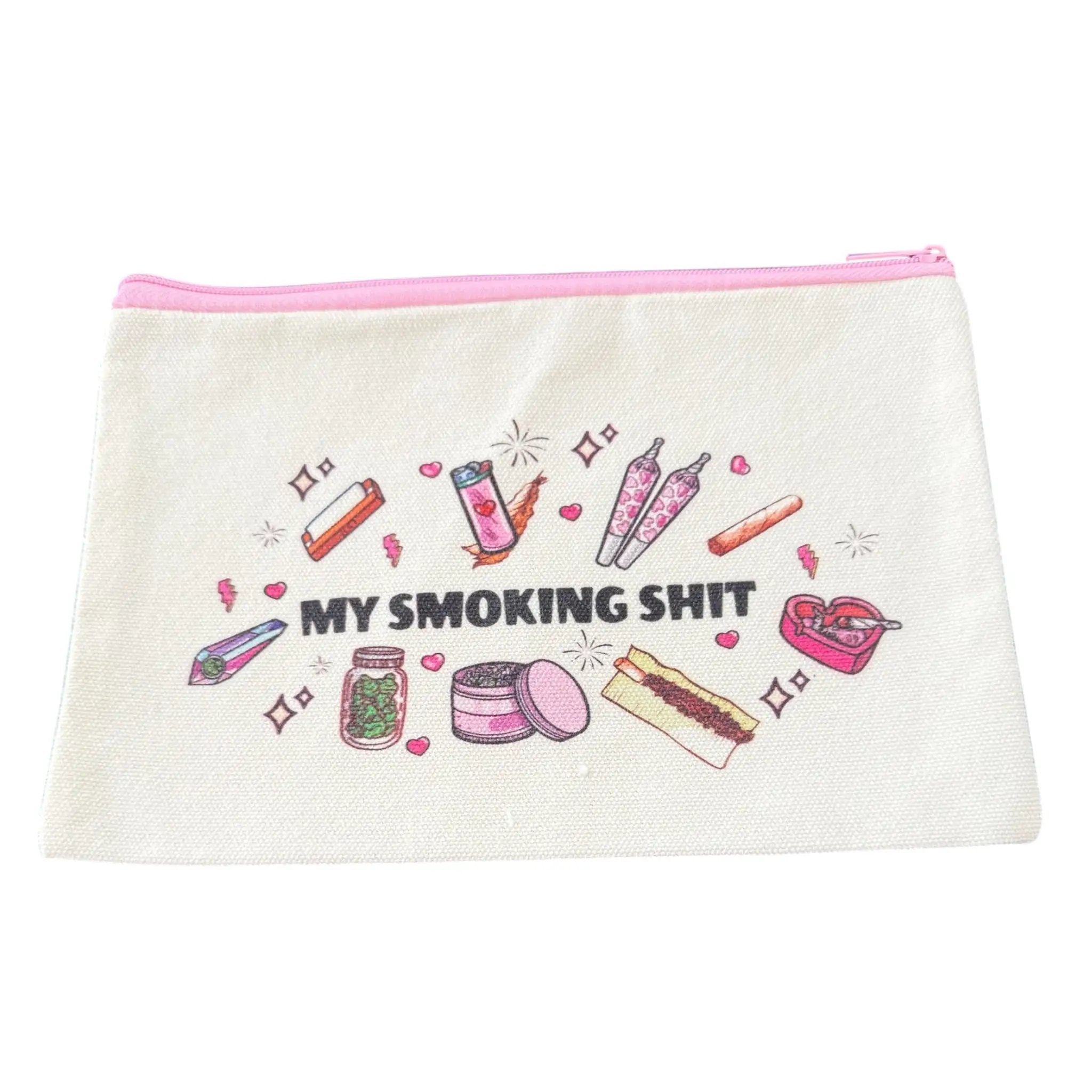 Tasche/Make-Up Bag „My Smoking Shit“ – bunt, frech & ready to stash - from DieBallerei