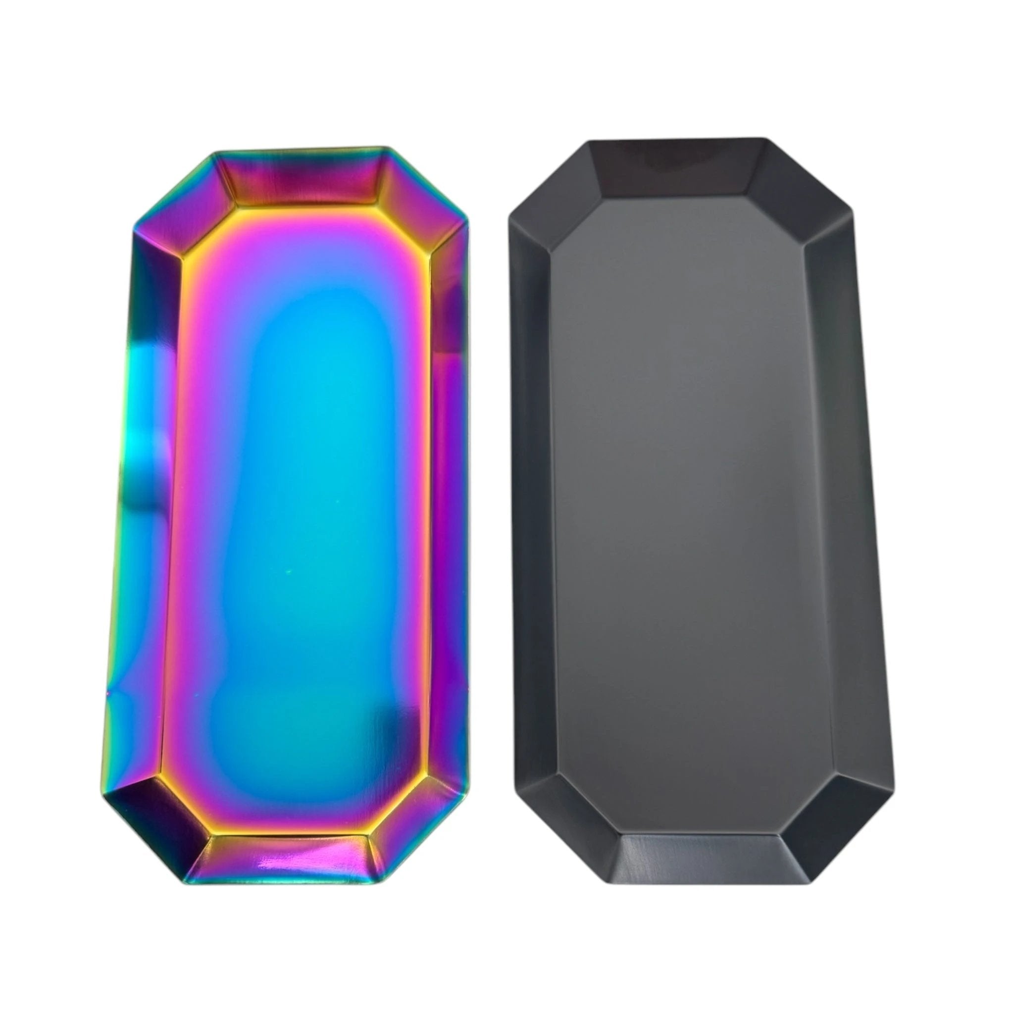 Metallbauunterlage/Ziehunterlage Brettchen „Edge“ – in Schwarz oder Rainbow - from DieBallerei