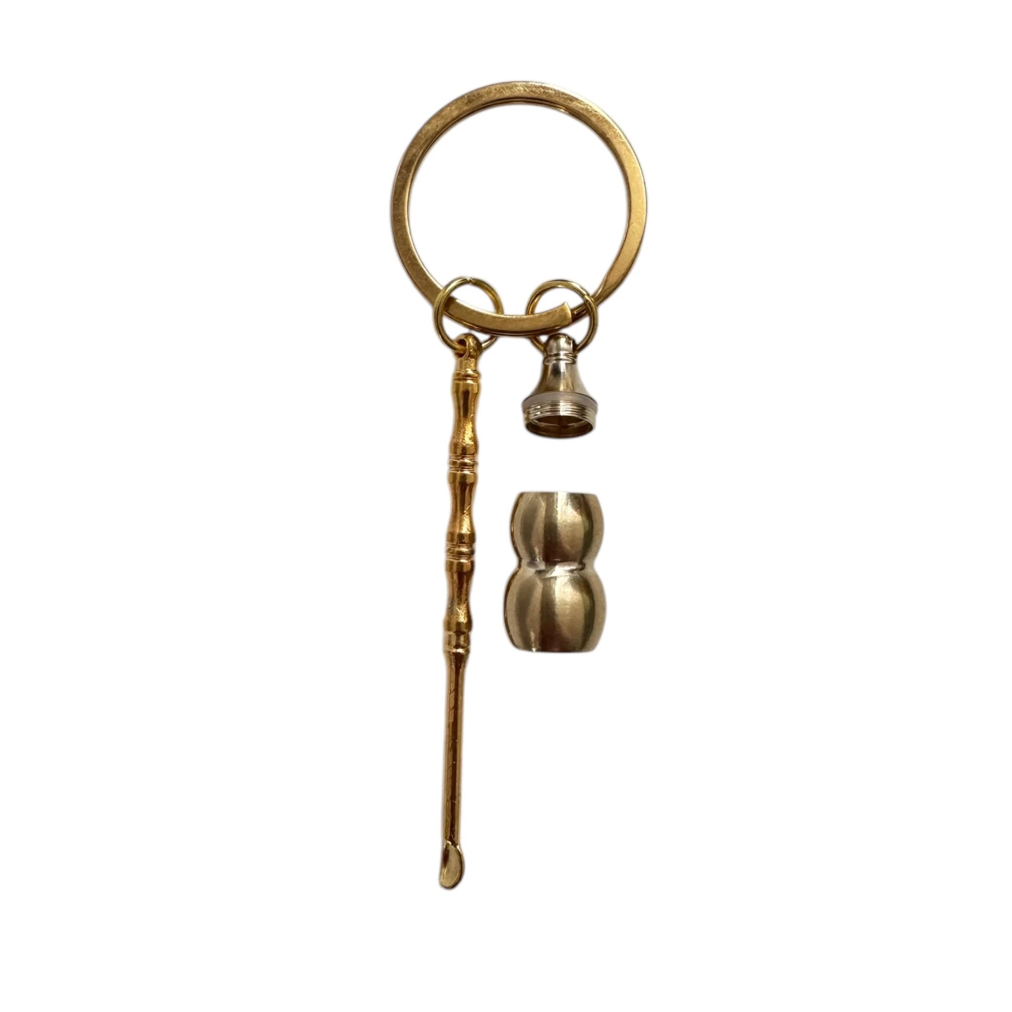 Goldener Mini-Löffel (Schlüssel-)Anhänger mit Geheimfach – Eleganz trifft Funktion - from DieBallerei