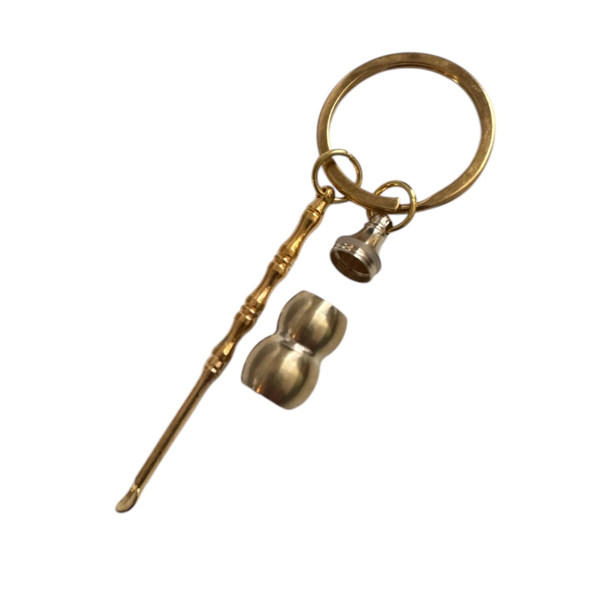 Goldener Mini-Löffel (Schlüssel-)Anhänger mit Geheimfach – Eleganz trifft Funktion - from DieBallerei