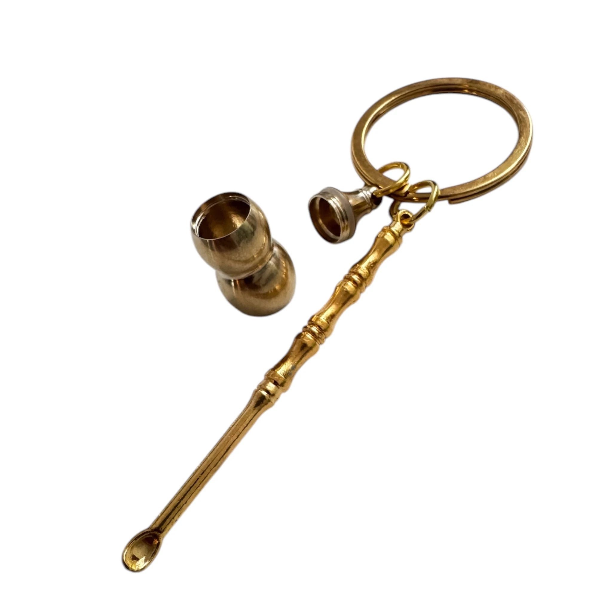 Goldener Mini-Löffel (Schlüssel-)Anhänger mit Geheimfach – Eleganz trifft Funktion - from DieBallerei