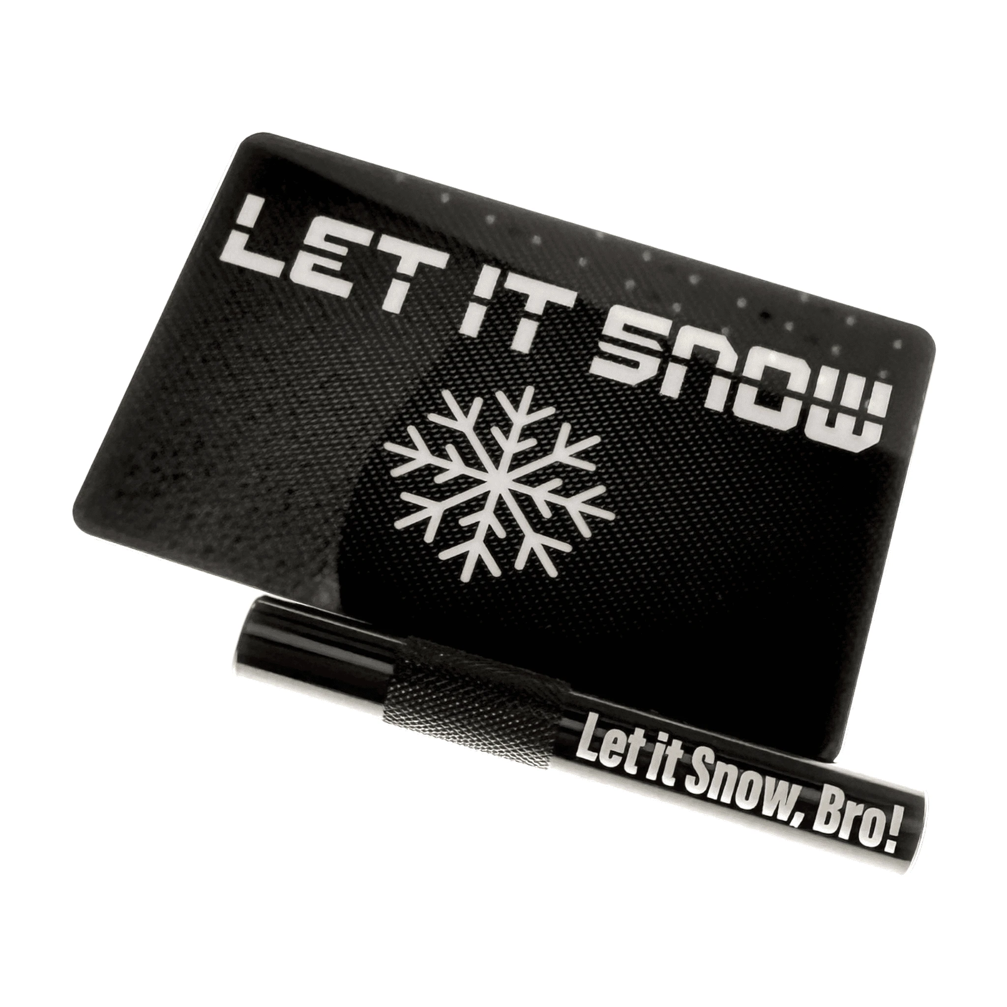 Röhrchen-Set „Let it Snow - Bro!" – Stilvolles Design & Hochwertige Verarbeitung - from DieBallerei