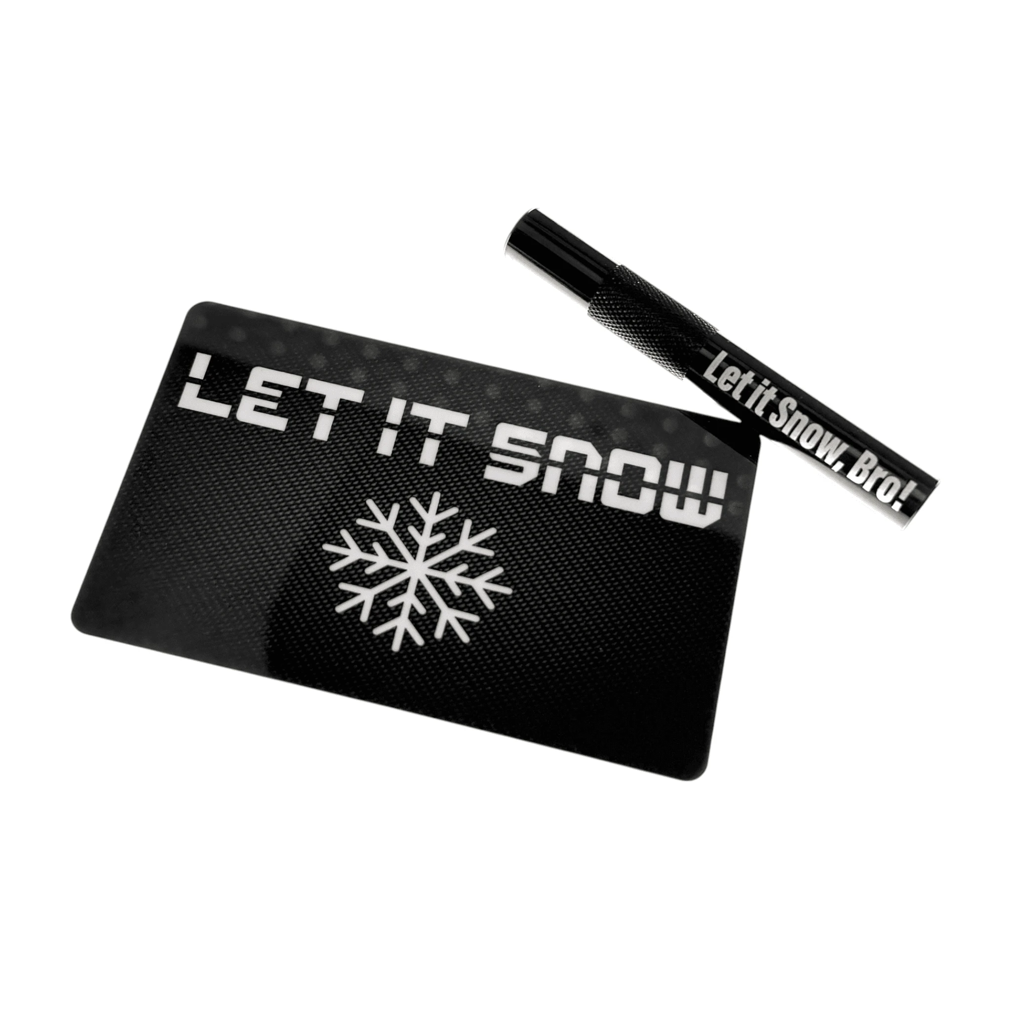 Röhrchen-Set „Let it Snow - Bro!" – Stilvolles Design & Hochwertige Verarbeitung - from DieBallerei