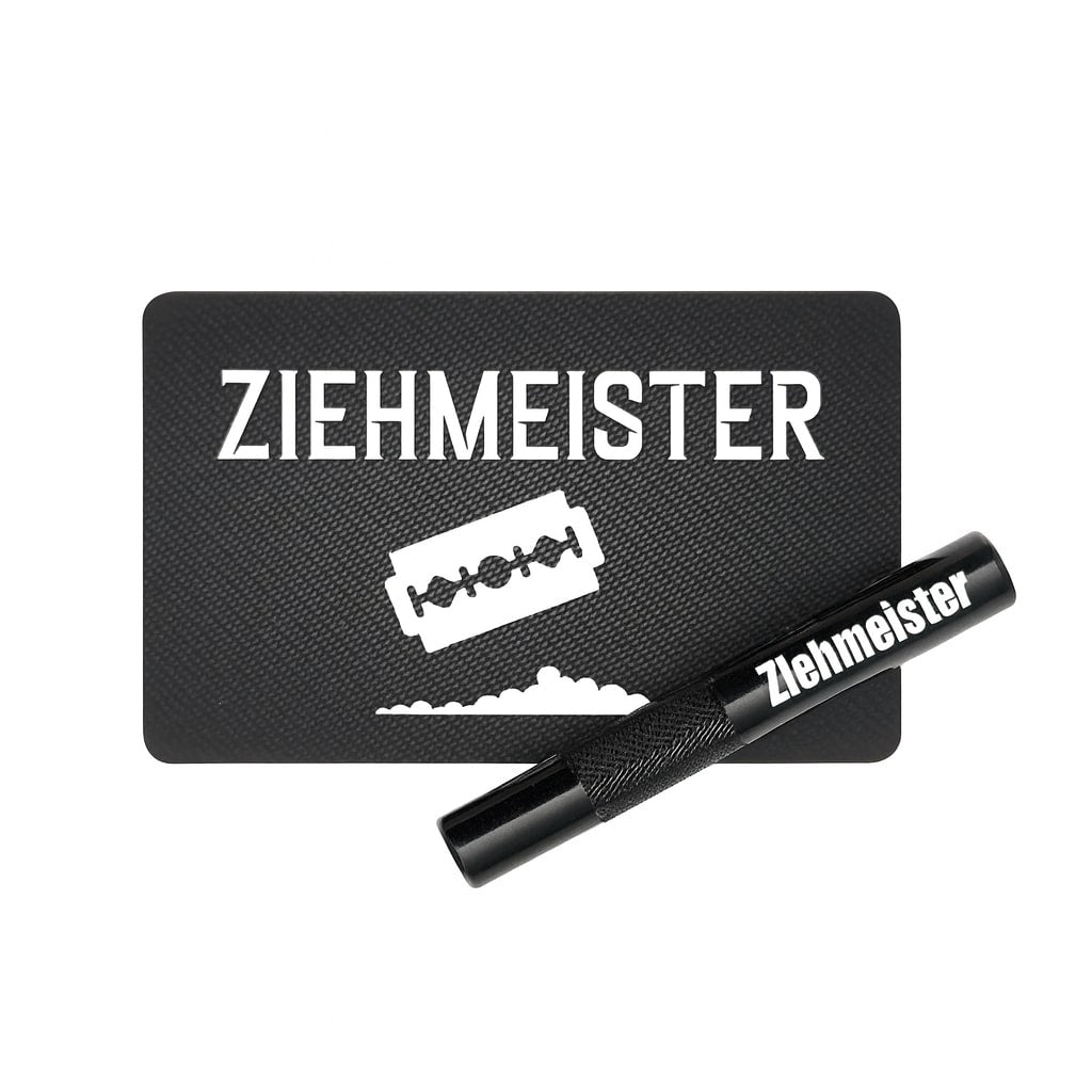 Röhrchen Set Ziehmeister – Hack Karte & Ziehröhrchen in Schwarz - from DieBallerei