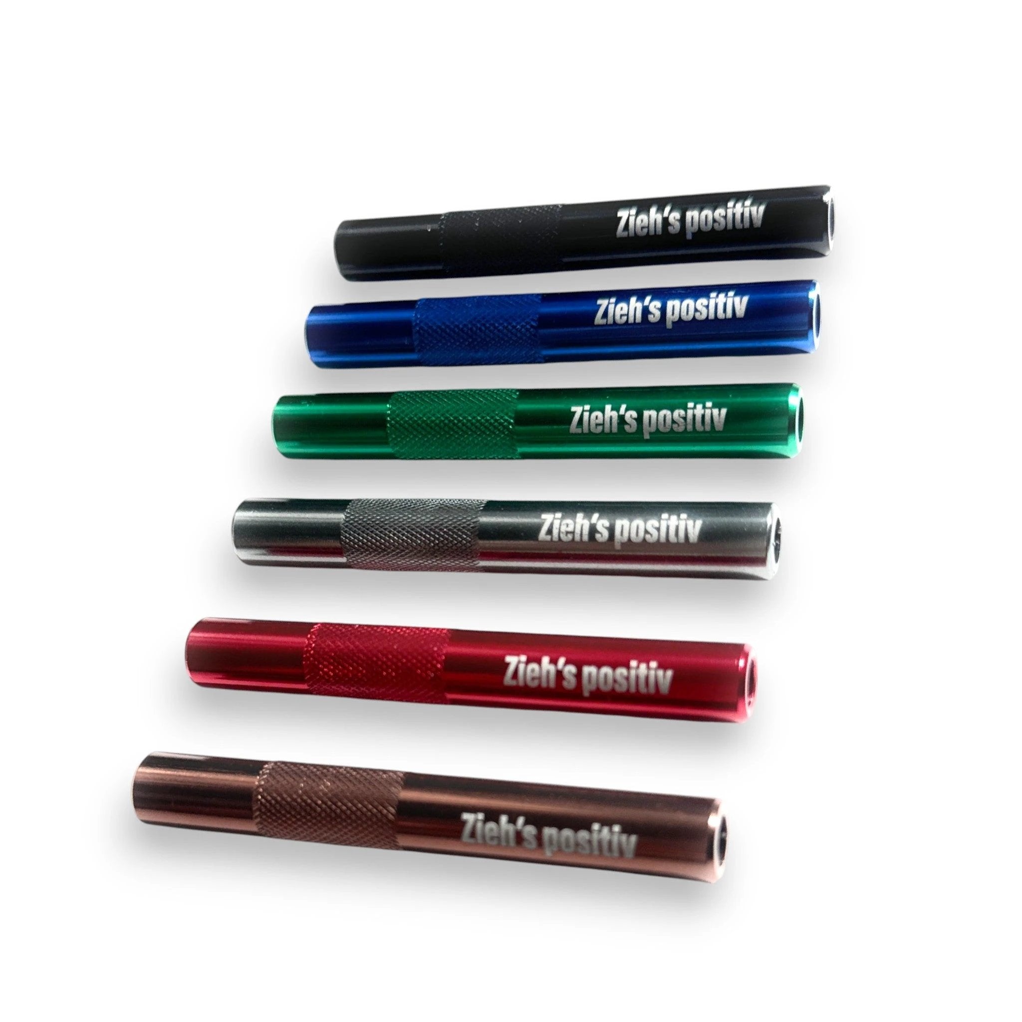 „Zieh’s Positiv“ Aluminium-Röhrchen – Stylisch & Funktional in 7 Farben - from DieBallerei