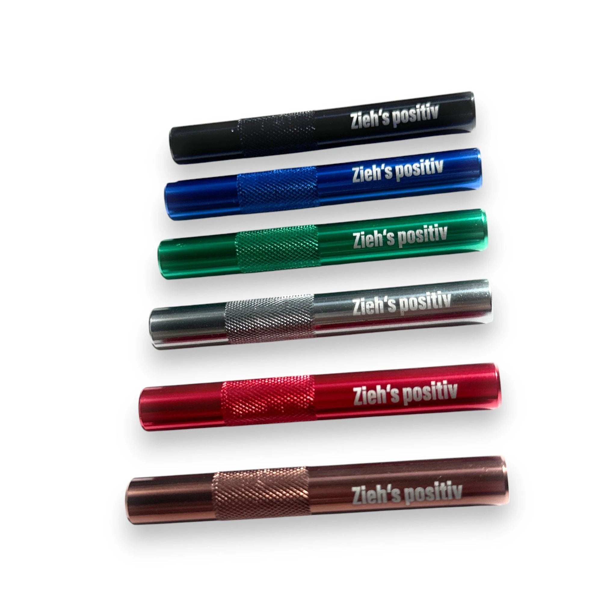 „Zieh’s Positiv“ Aluminium-Röhrchen – Stylisch & Funktional in 7 Farben - from DieBallerei