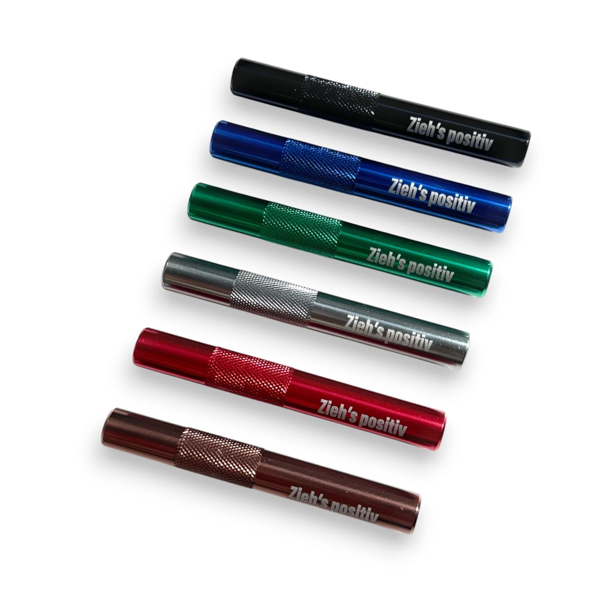 „Zieh’s Positiv“ Aluminium-Röhrchen – Stylisch & Funktional in 7 Farben - from DieBallerei