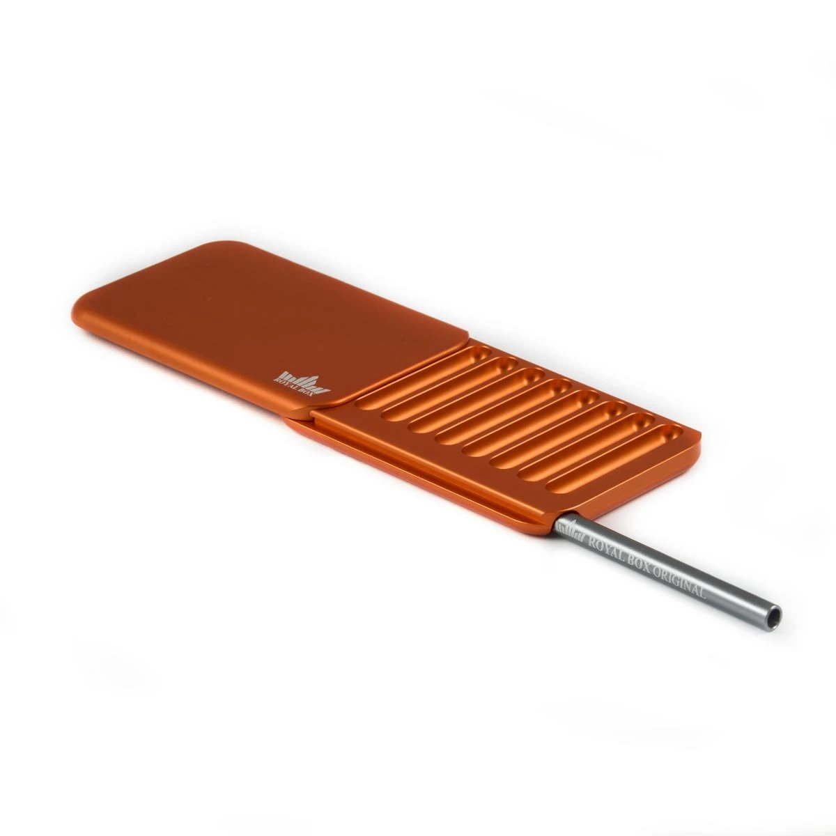 Royal Box B52 Orange – Stilvolle Aufbewahrung in Perfektion inkl. integriertem Röhrchen - from DieBallerei