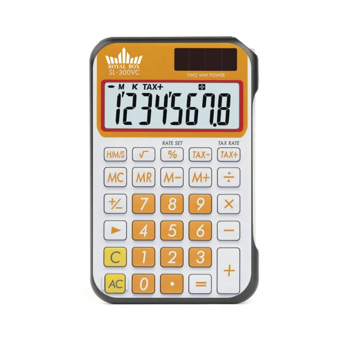 Royal Box Calculator Edition – Black Version im ikonischen Retro-Taschenrechner Design