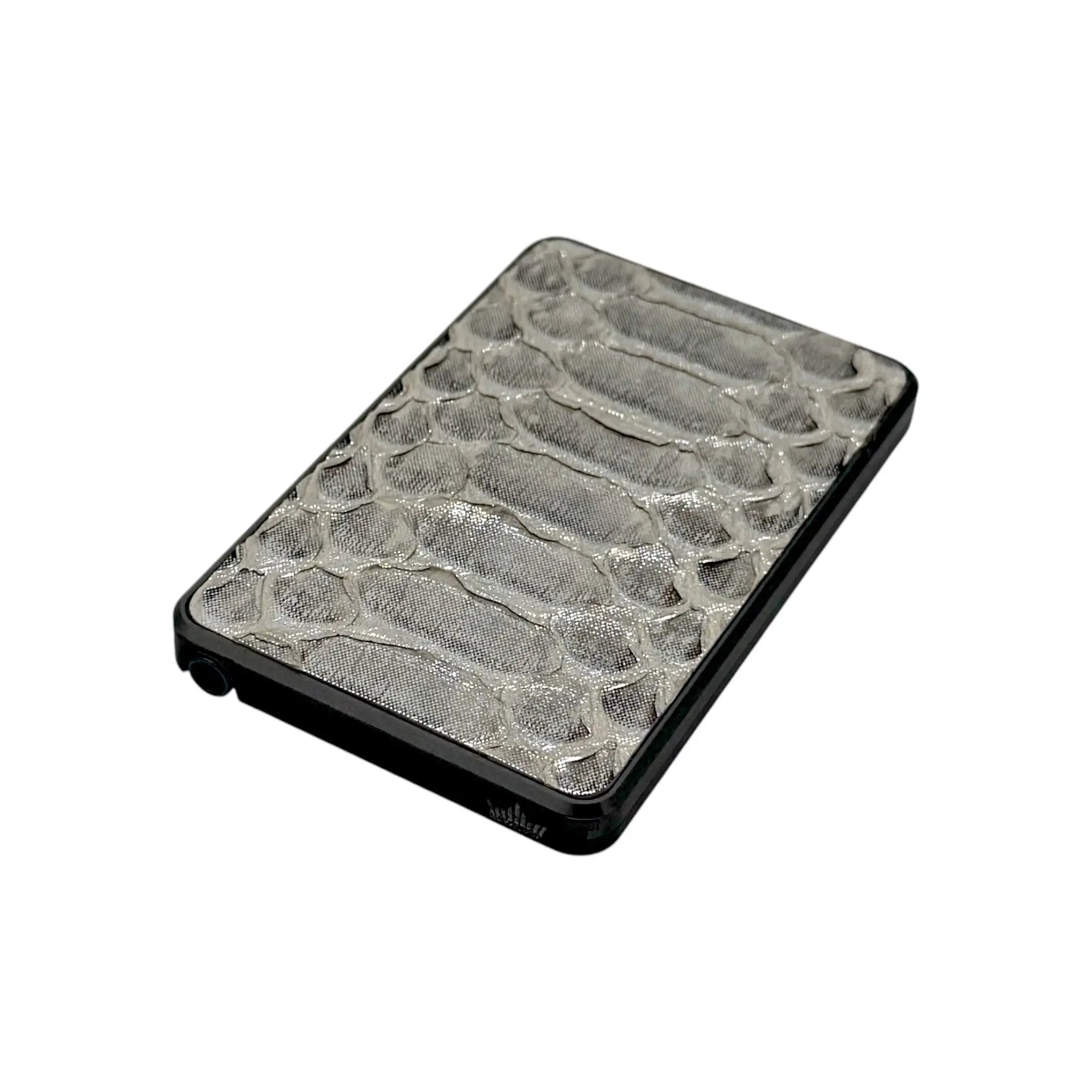 Royal Box Premium – Exklusiv aus echtem Echsenleder in Silber - from DieBallerei