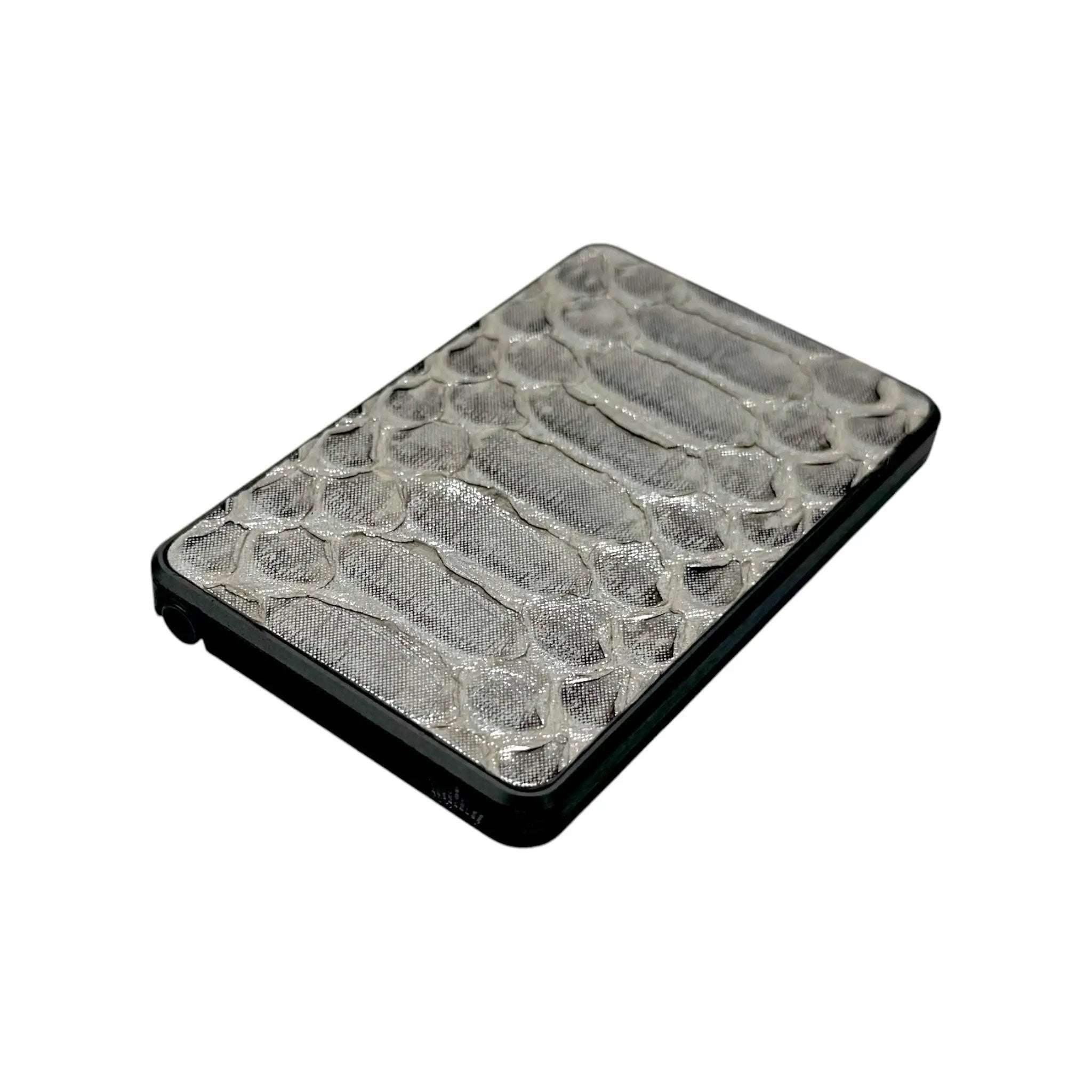 Royal Box Premium – Exklusiv aus echtem Echsenleder in Silber - from DieBallerei