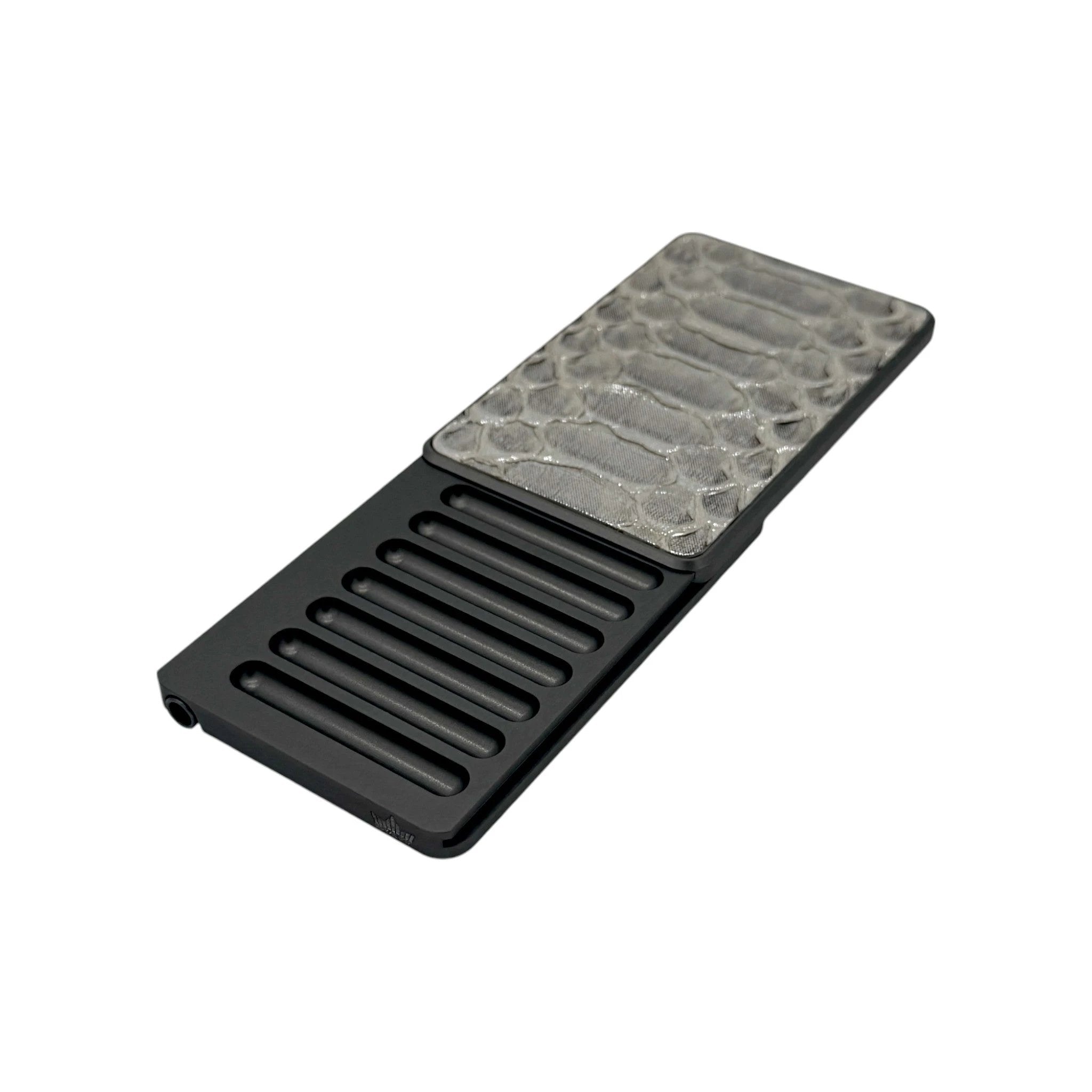 Royal Box Premium – Exklusiv aus echtem Echsenleder in Silber - from DieBallerei