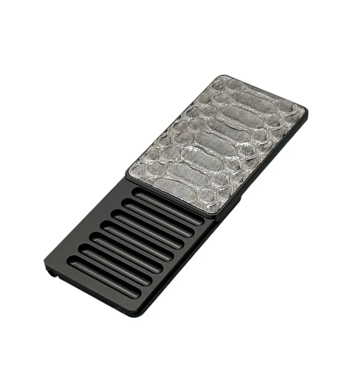 Royal Box Premium – Exklusiv aus echtem Echsenleder in Silber - from DieBallerei