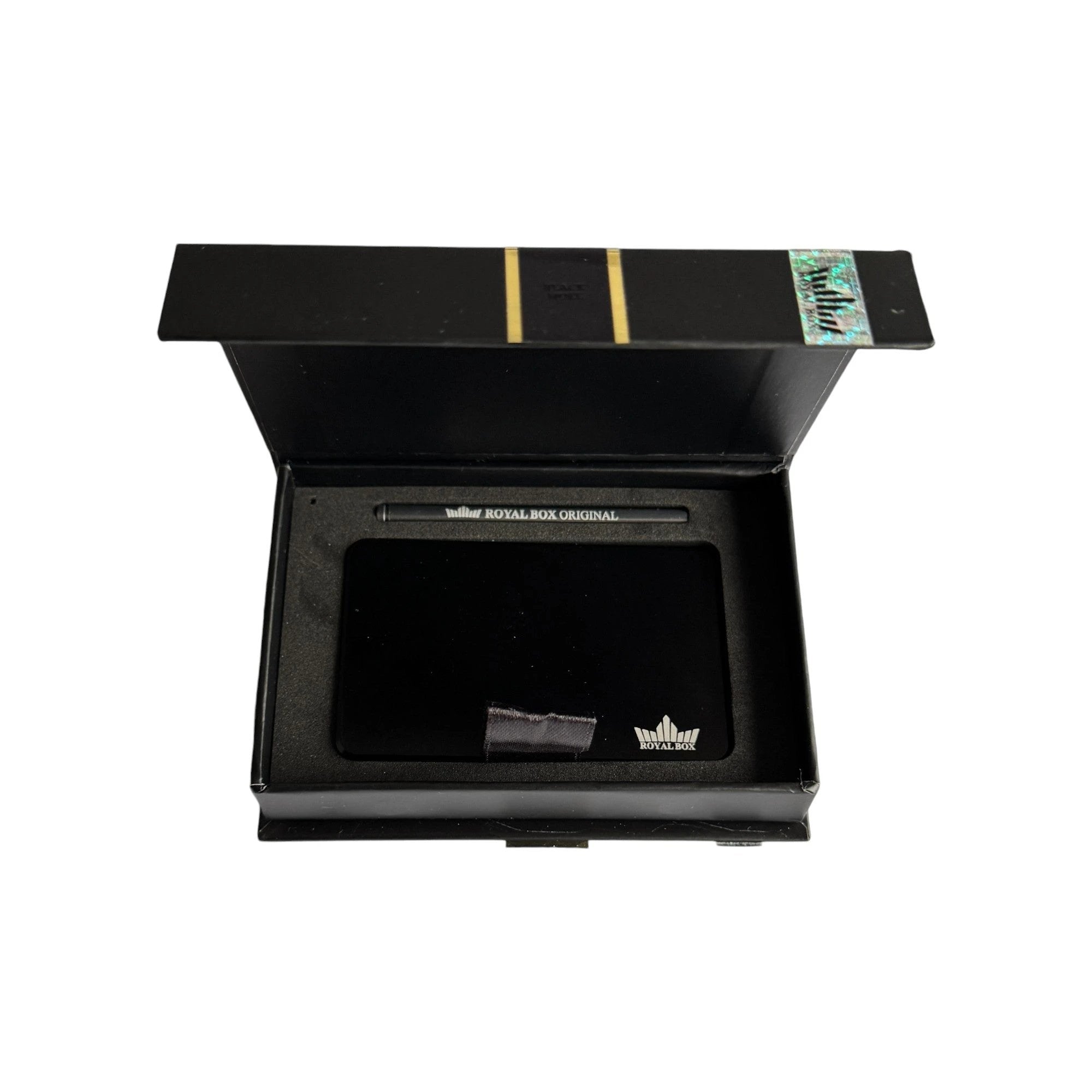 Royal Box BLACK Honeycomb Golf – SPEZIAL EDITION mit integriertem Röhrchen für unterwegs - from DieBallerei