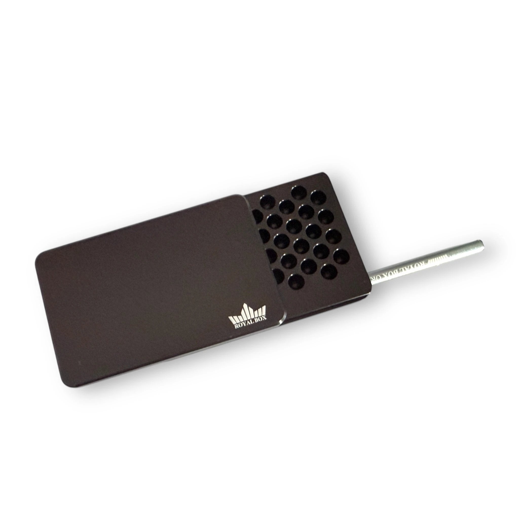 Royal Box BLACK Honeycomb Golf – SPEZIAL EDITION mit integriertem Röhrchen für unterwegs - from DieBallerei