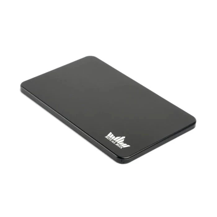 Royal Box S-Line Slim – Black Turbo | Ultraflache Aufbewahrungsbox in edlem Schwarz - from DieBallerei