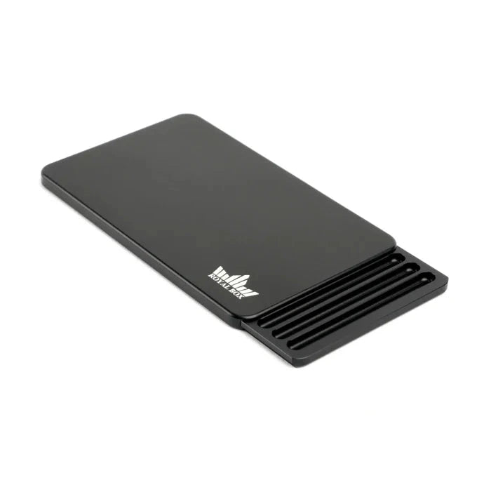 Royal Box S-Line Slim – Black Turbo | Ultraflache Aufbewahrungsbox in edlem Schwarz - from DieBallerei