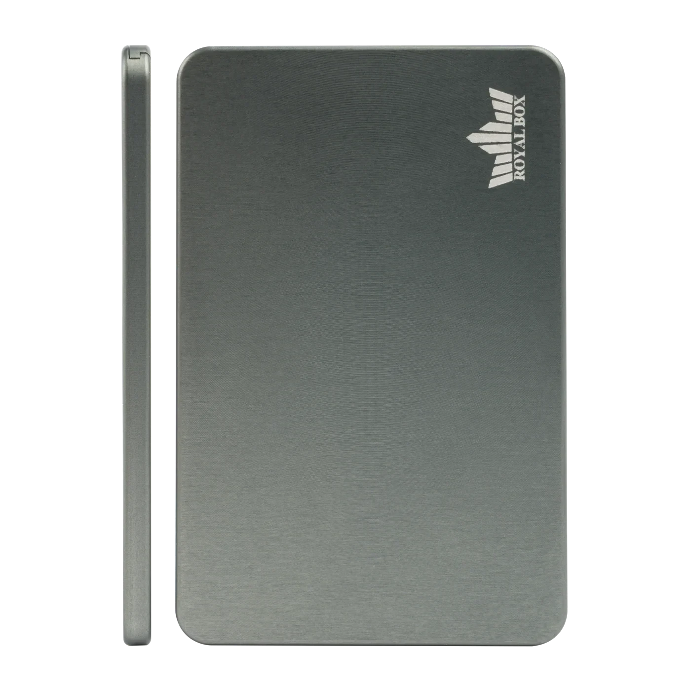 Royal Box S-Line Slim – Titanium Turbo | Ultraflache Aufbewahrungsbox aus Metall - from DieBallerei