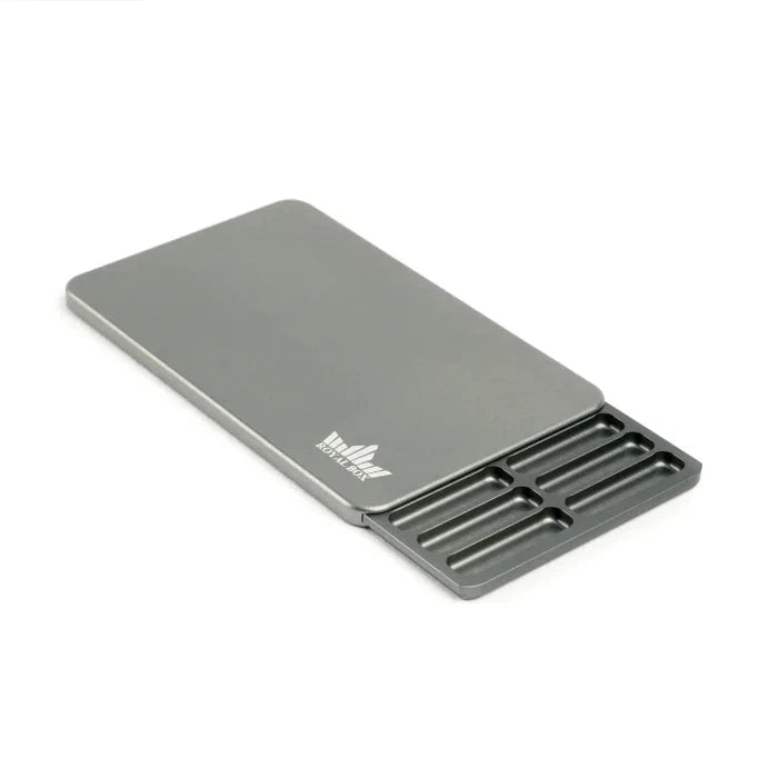 Royal Box S-Line Slim – Titanium Biturbo | Ultraflache Aufbewahrungsbox aus Metall - from DieBallerei