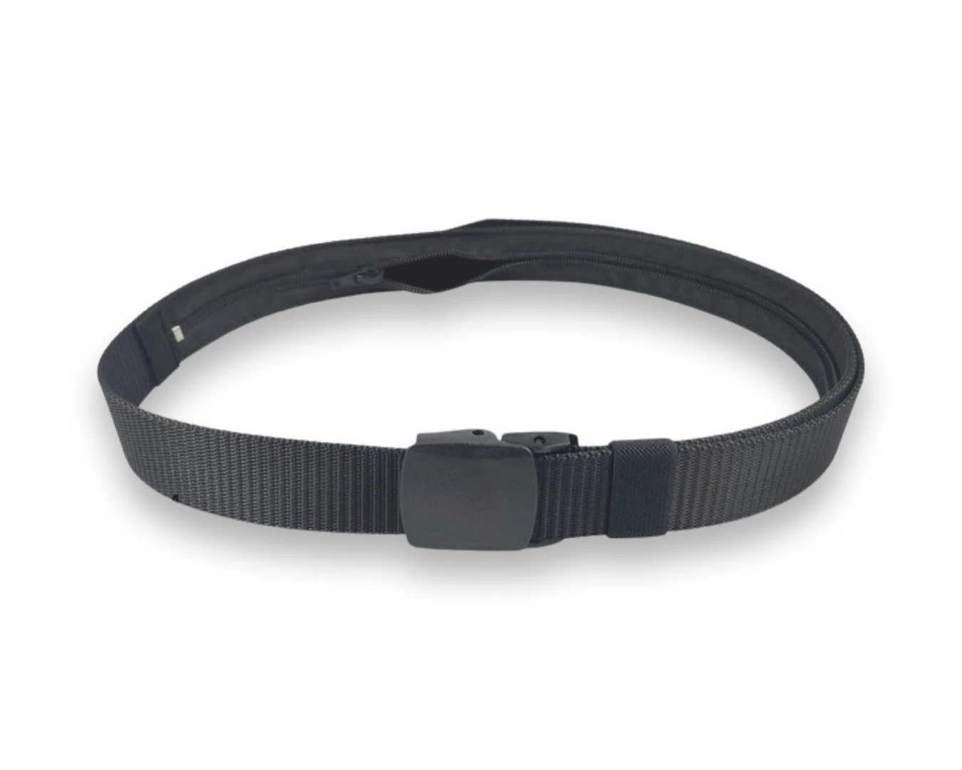 Schwarzer Gürtel mit Geheimfach – Sicherheit trifft Stil - from DieBallerei