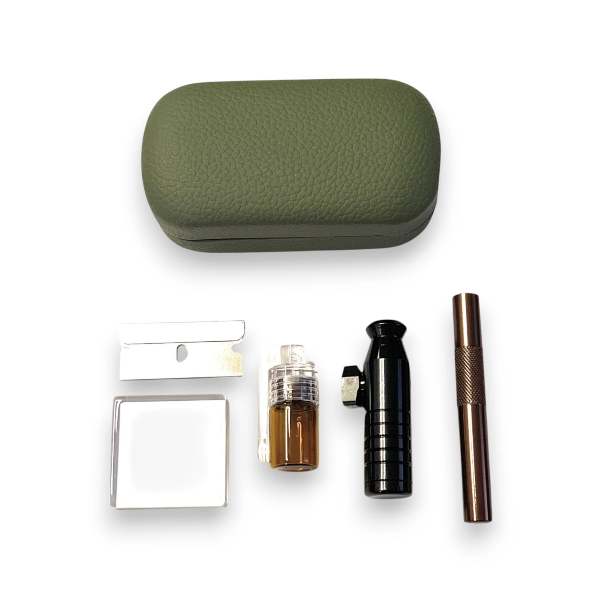 Set "Olivgrün" – Kompaktes Zubehör im Hard Case - from DieBallerei