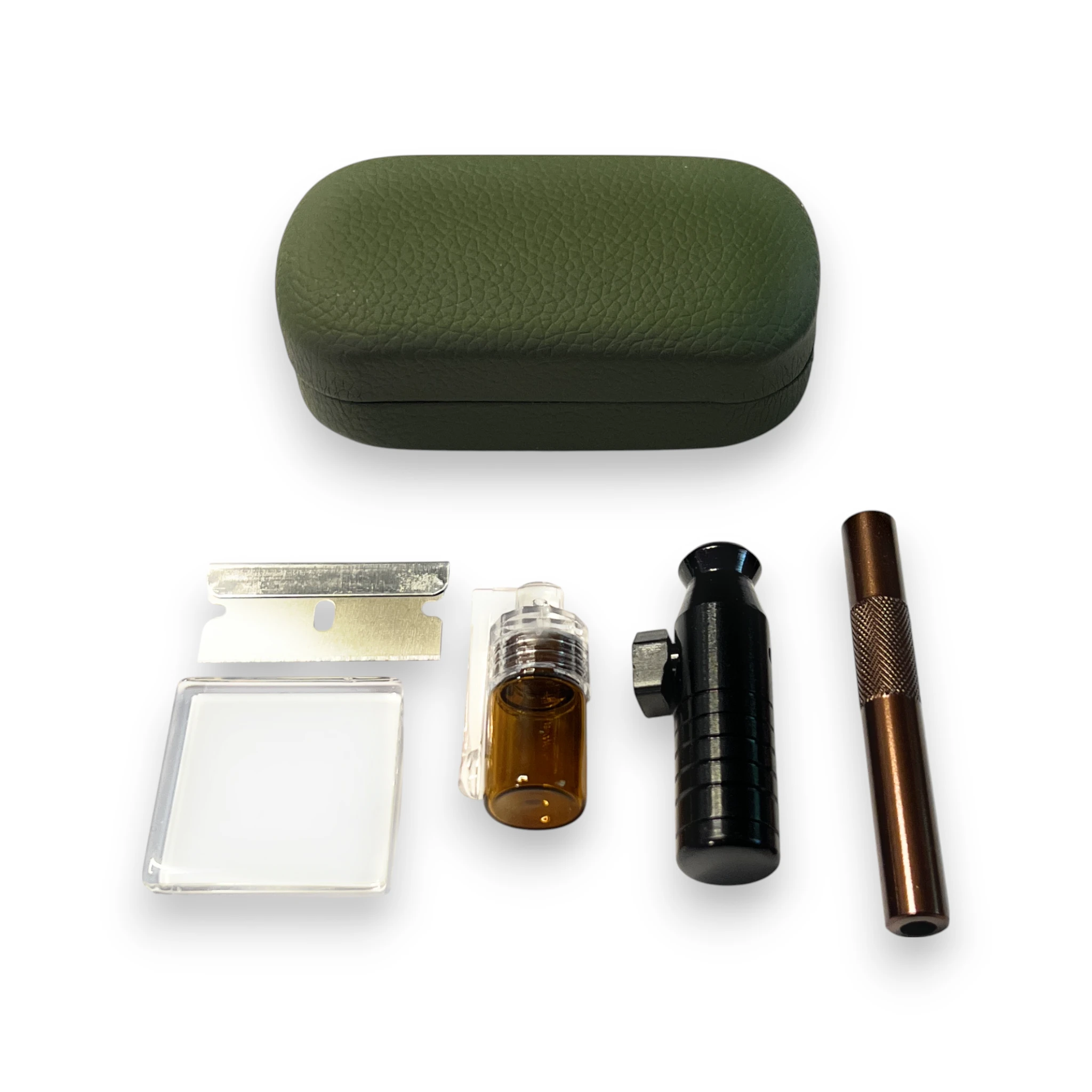 Set "Olivgrün" – Kompaktes Zubehör im Hard Case - from DieBallerei
