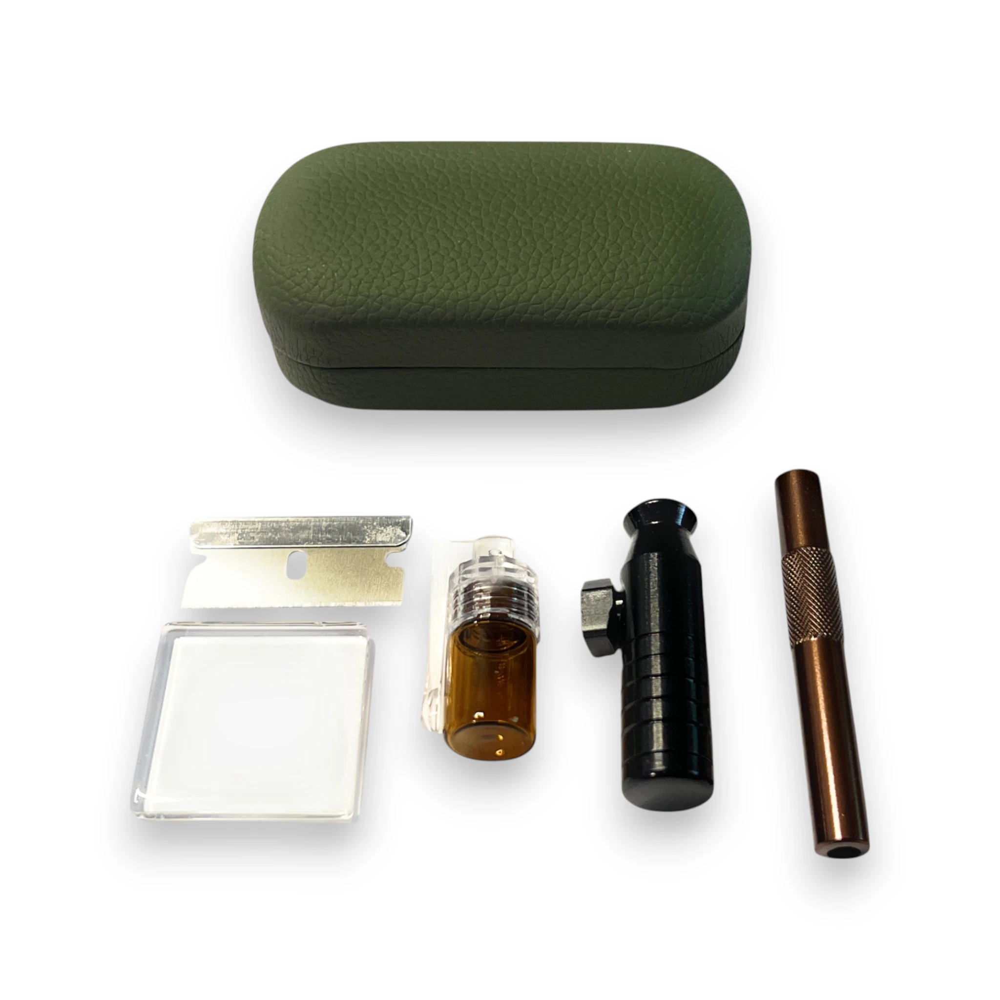 Set "Olivgrün" – Kompaktes Zubehör im Hard Case - from DieBallerei
