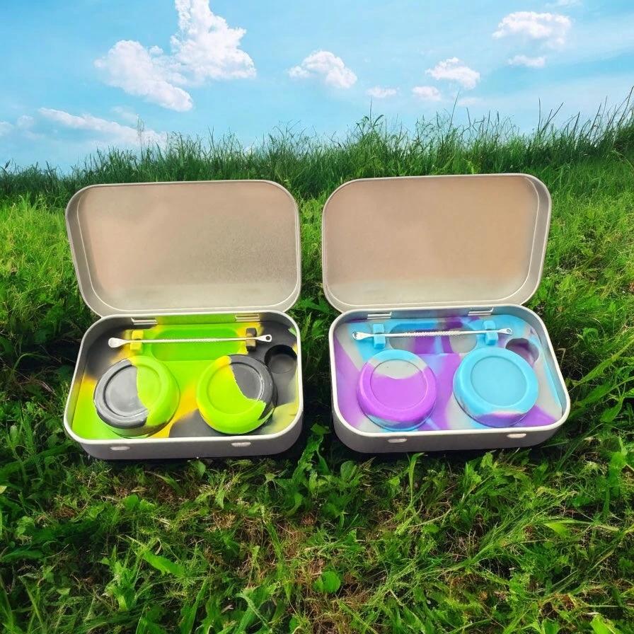 Silikon-Set to Go inkl. Löffel – Unikate für deine Schatzkammer - from DieBallerei