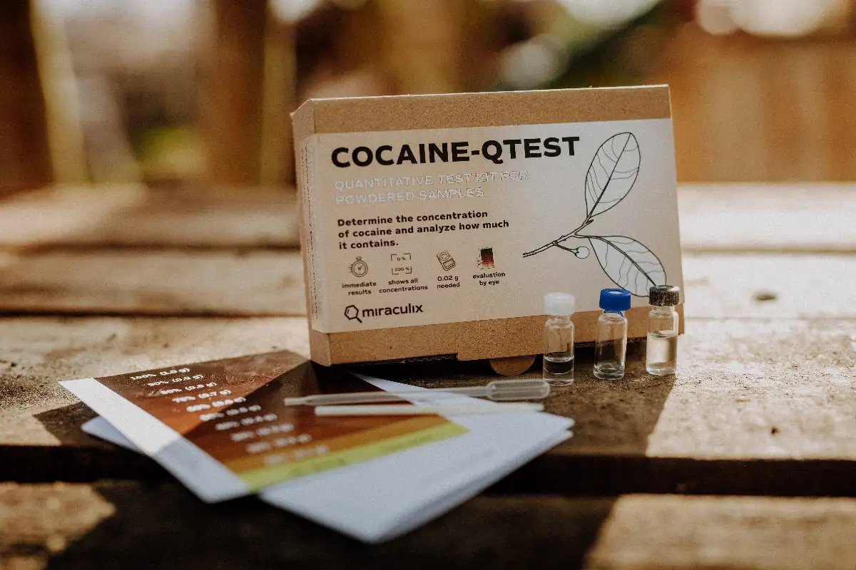 COCAINE QTEST Kokain Potency Test Kit – Schnelle & präzise Analyse von Miraculix - from DieBallerei
