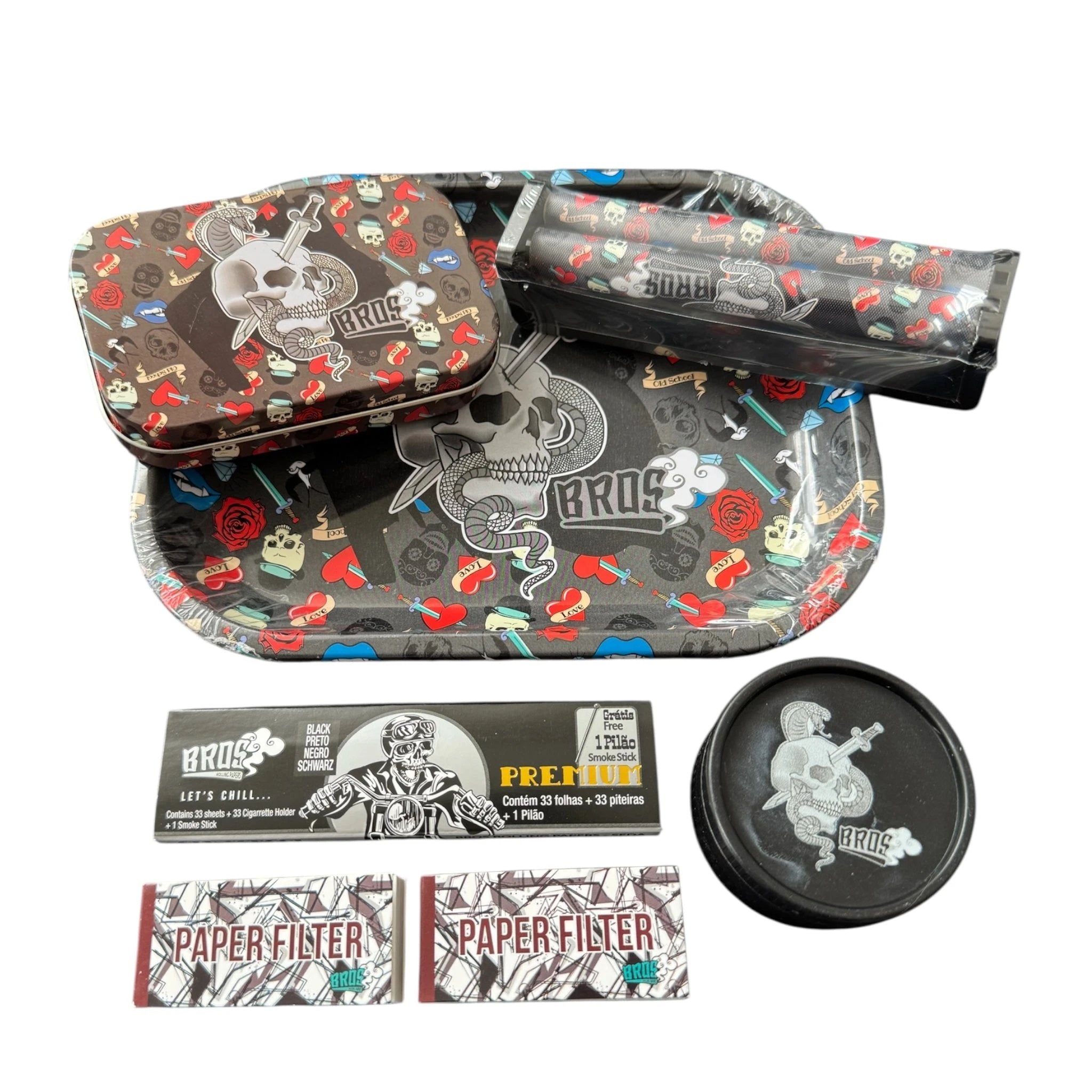 Skull Style Bros Smoking-Set – Alles drin für dein nächstes Abenteuer! - from DieBallerei