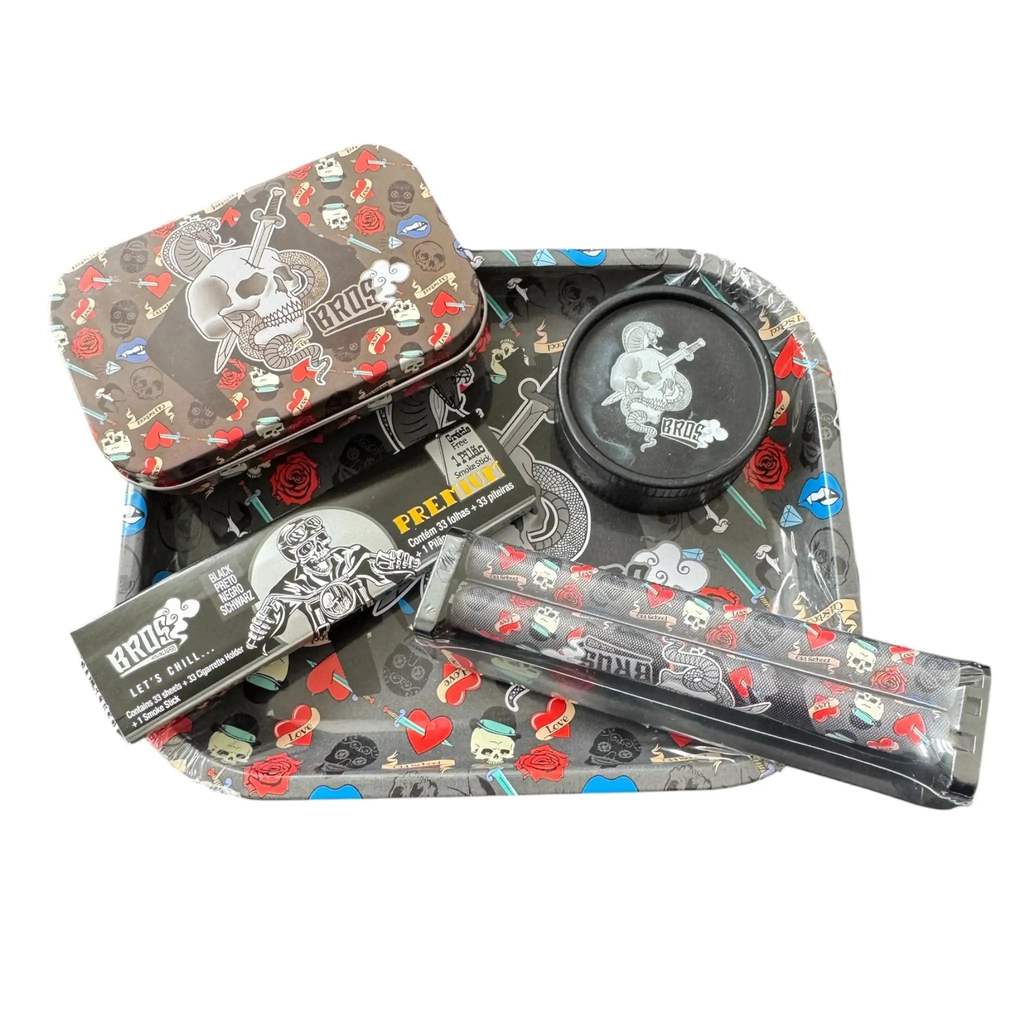 Skull Style Bros Smoking-Set – Alles drin für dein nächstes Abenteuer! - from DieBallerei