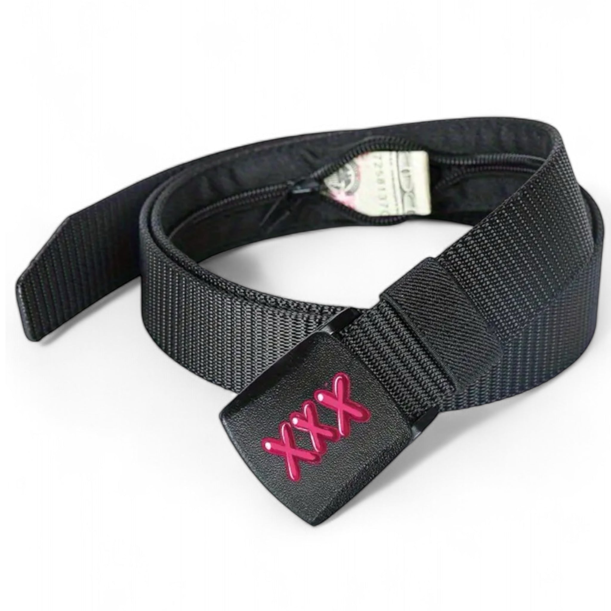 Versteck-Gürtel mit XXX-Schnalle – Dein geheimer Tresor unterwegs