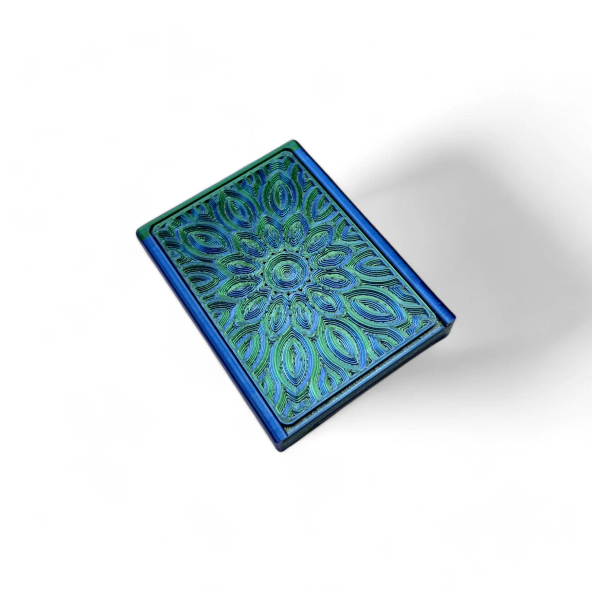 Baller-Box Infinity Blossoms Blau/Grün – inkl. Röhrchen & Karte - from DieBallerei