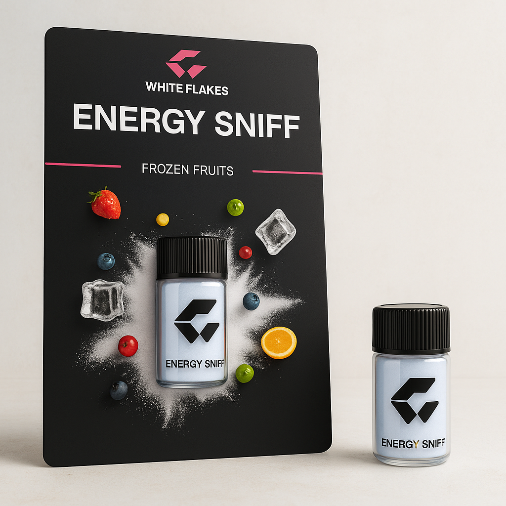 White Flakes Energy Sniff – Dein Energie-Kick Frozen Fruits